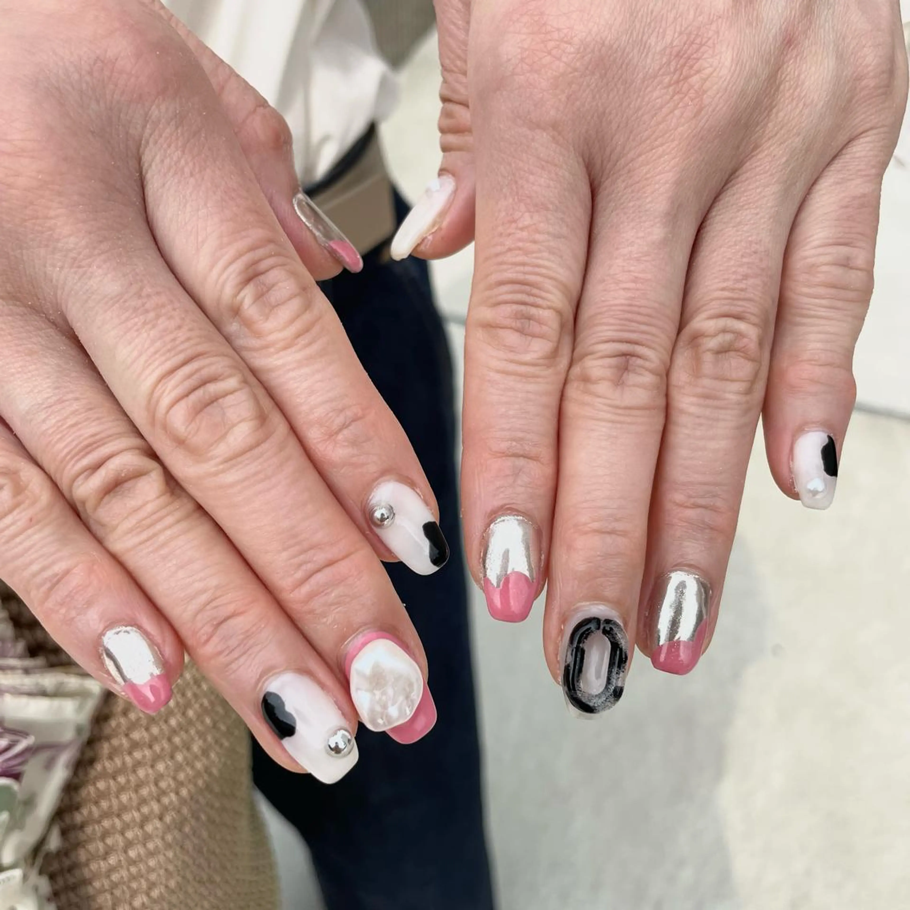 ネイル ハンドネイル Sea  nail by emaのネイルデザイン