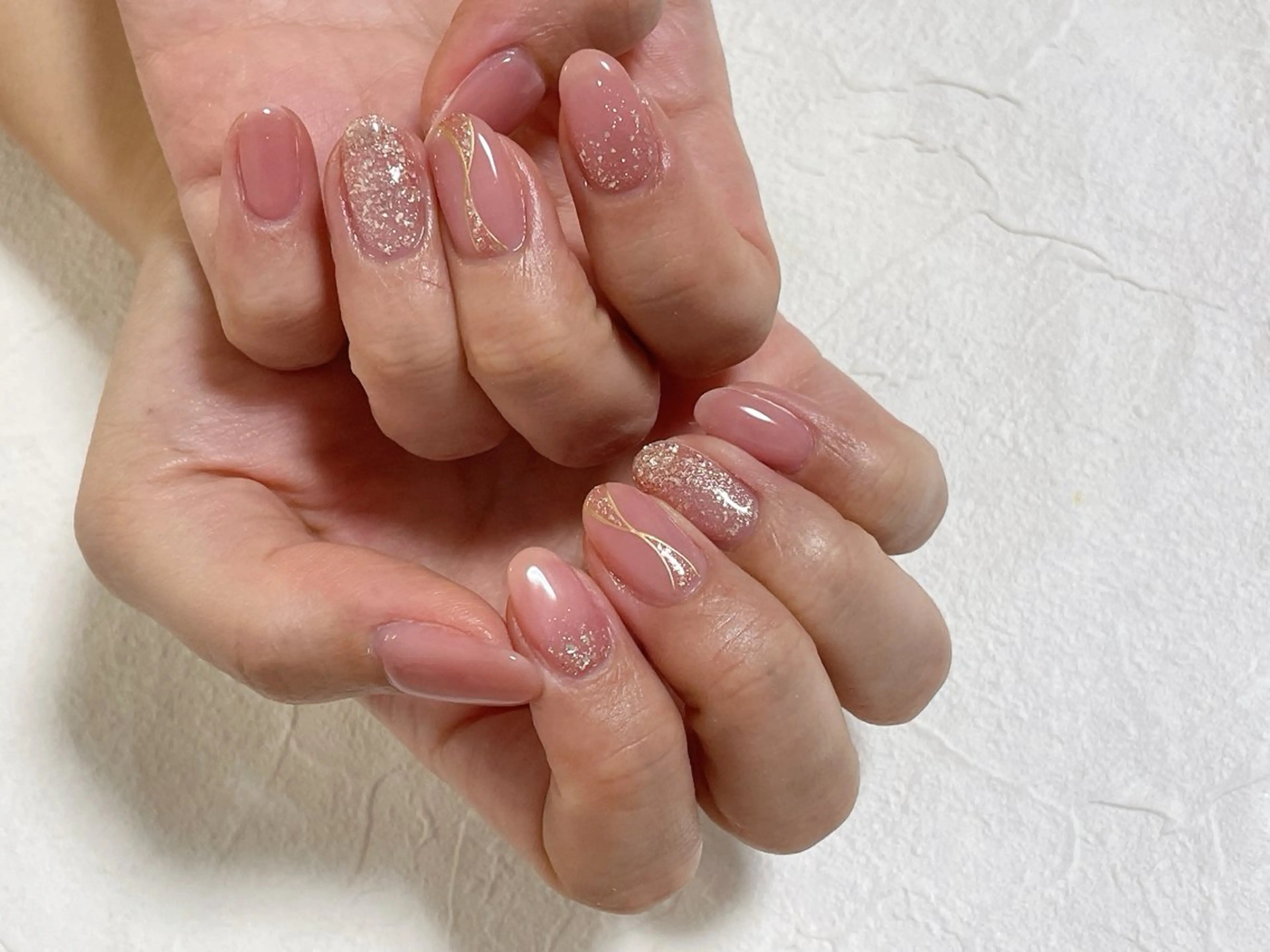 ネイル オーロラネイル フラワーネイル フットネイル フレンチネイル ジェルネイル ハンドネイル Mogu nail 二子玉川のネイルデザイン