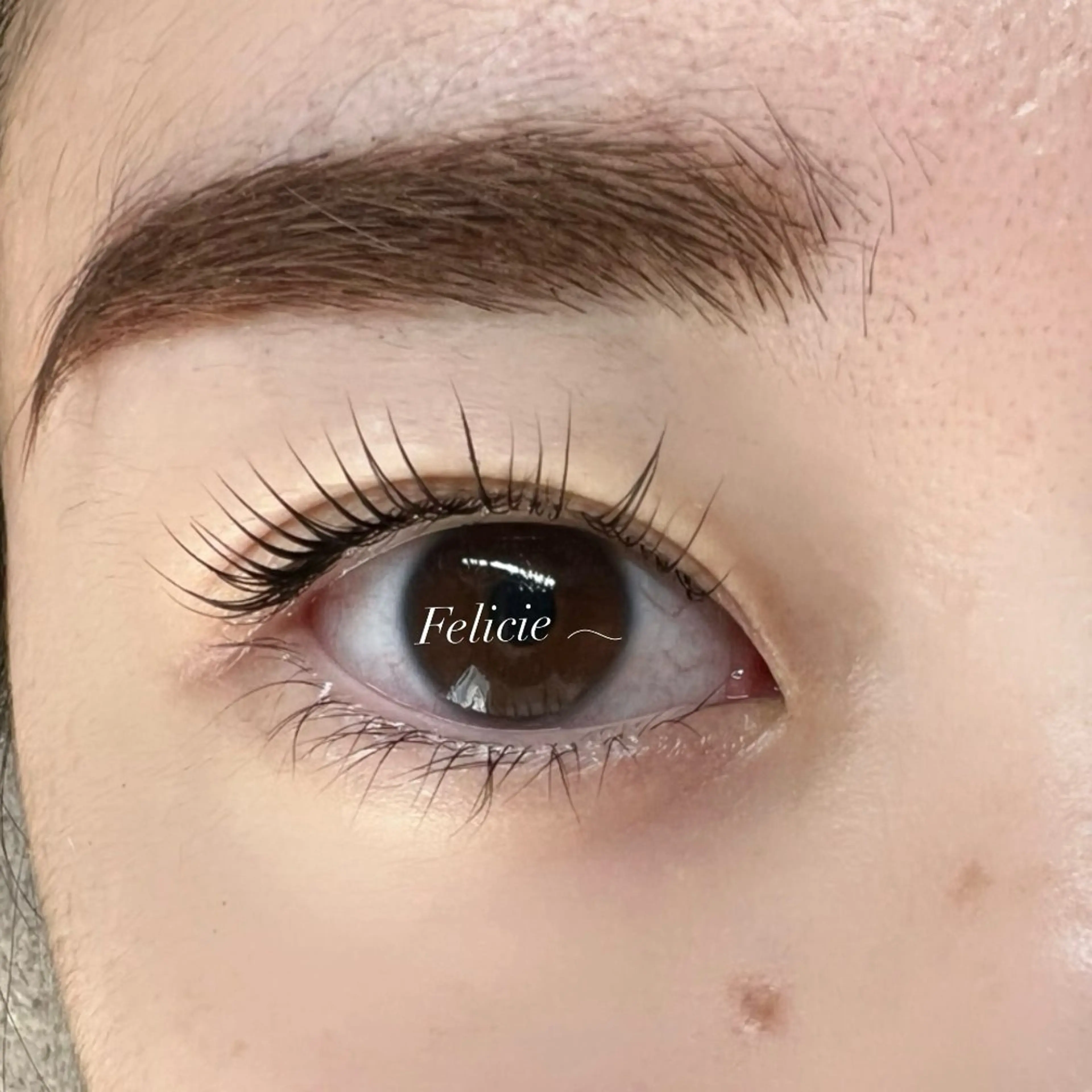 マツエク・マツパ パリジェンヌラッシュリフト Felicie＊ Sayakaのマツエク・マツパデザイン