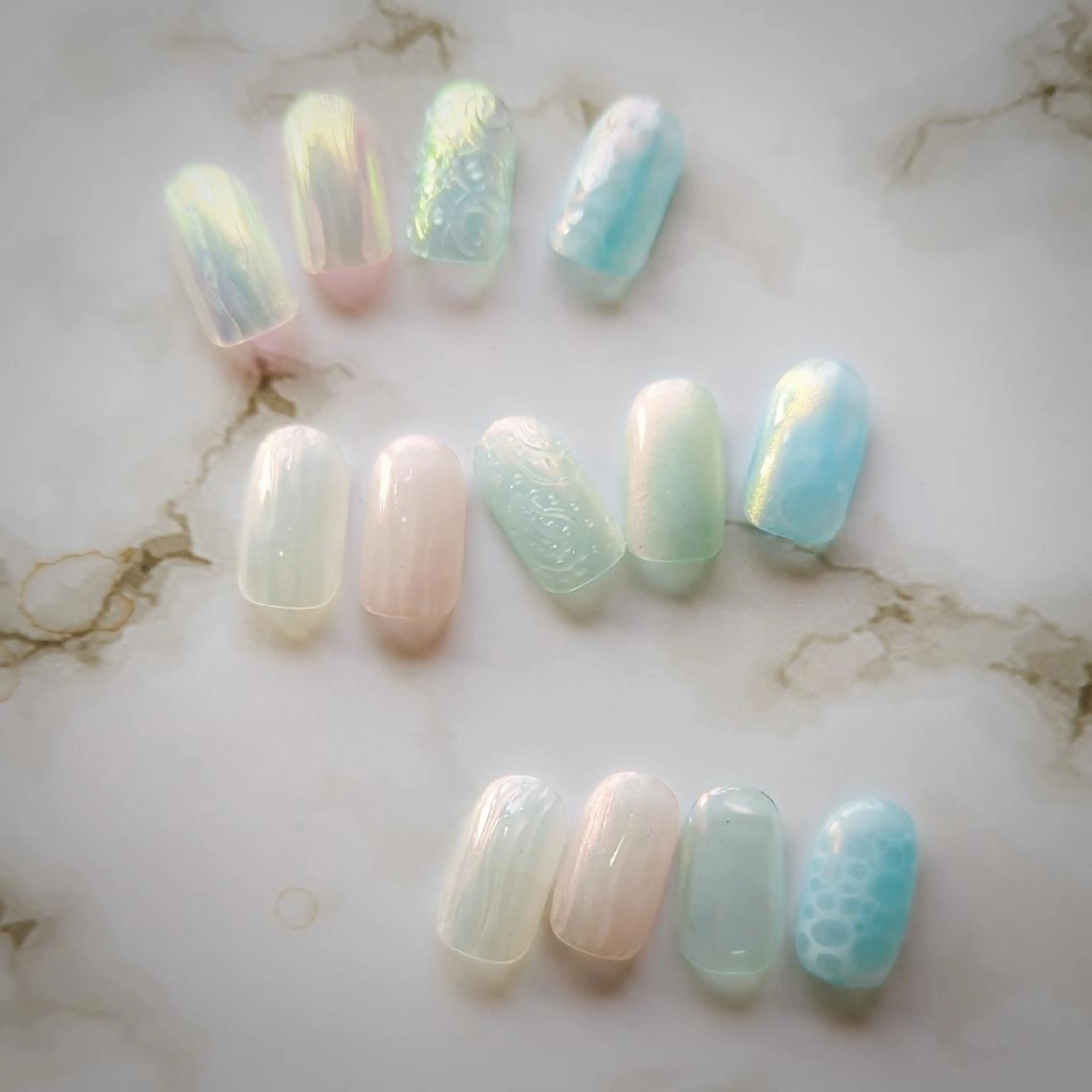 ネイル クリアネイル ナリタ・ マミのネイルデザイン