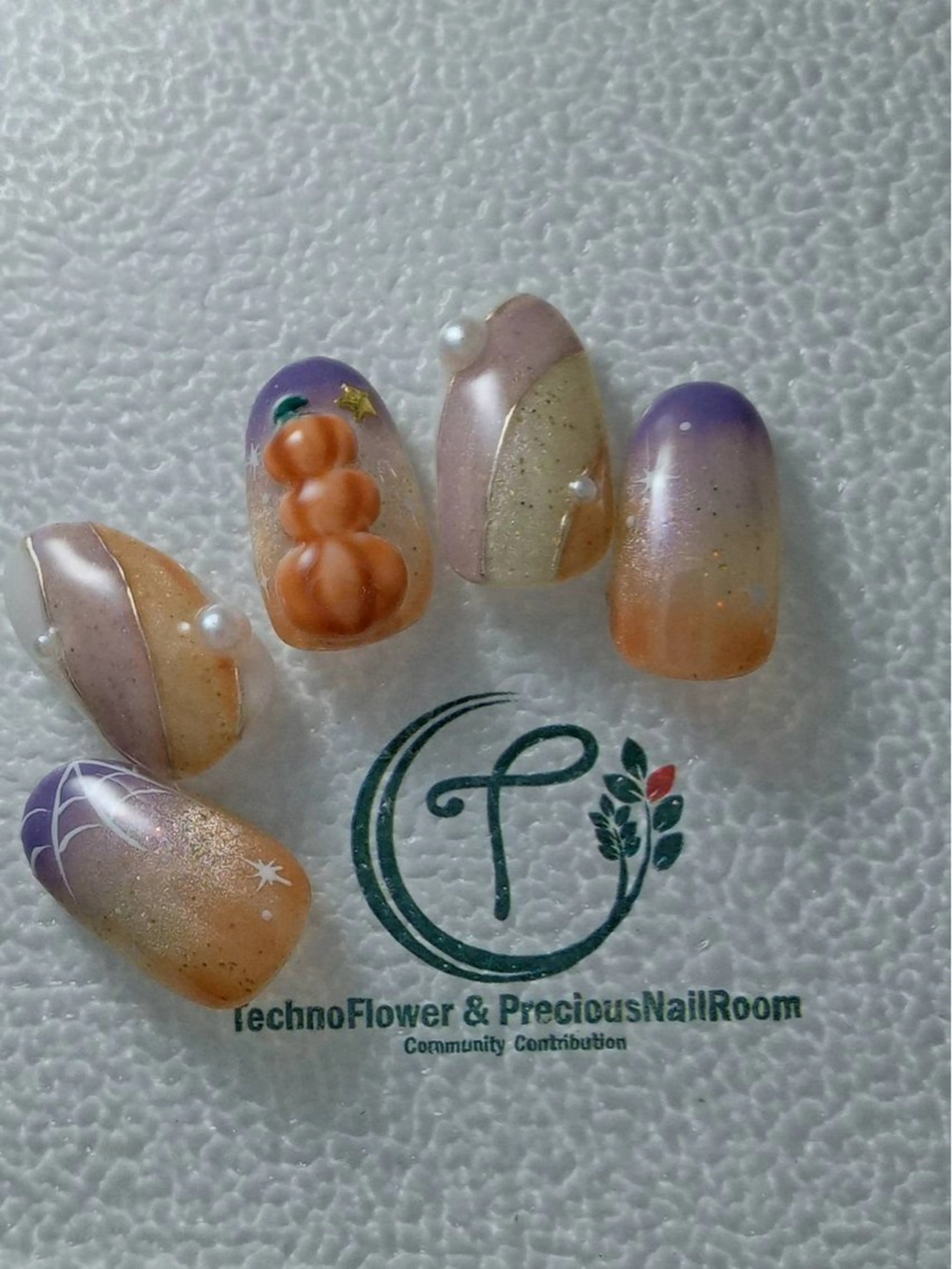ネイル フラワーネイル precious nail room所属・precious nail  roomのネイルデザイン