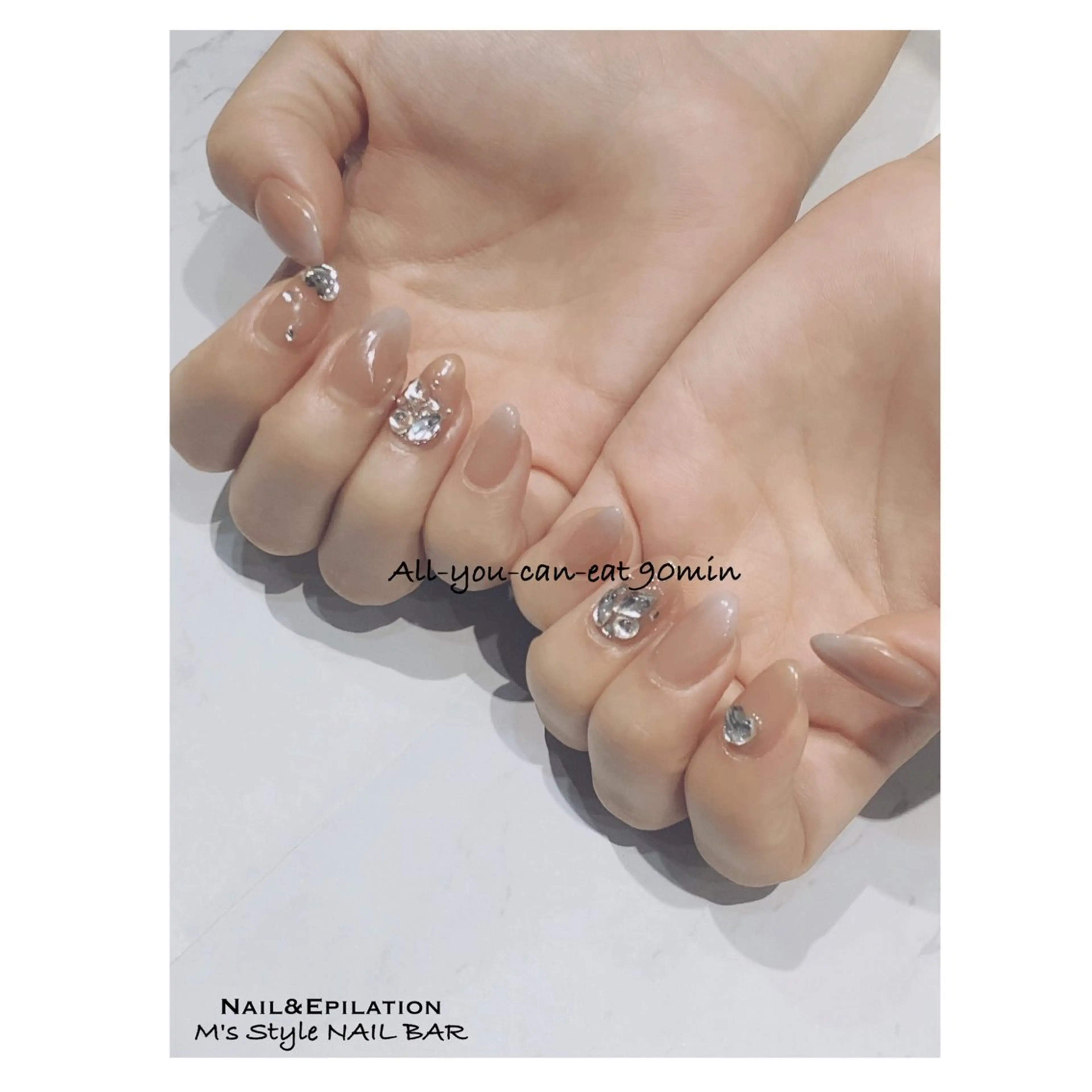 ネイル 成人式 フットネイル フレンチネイル ジェルネイル 韓国ネイル ハンドネイル M's Style NAIL BARのエステ・リラクイメージ