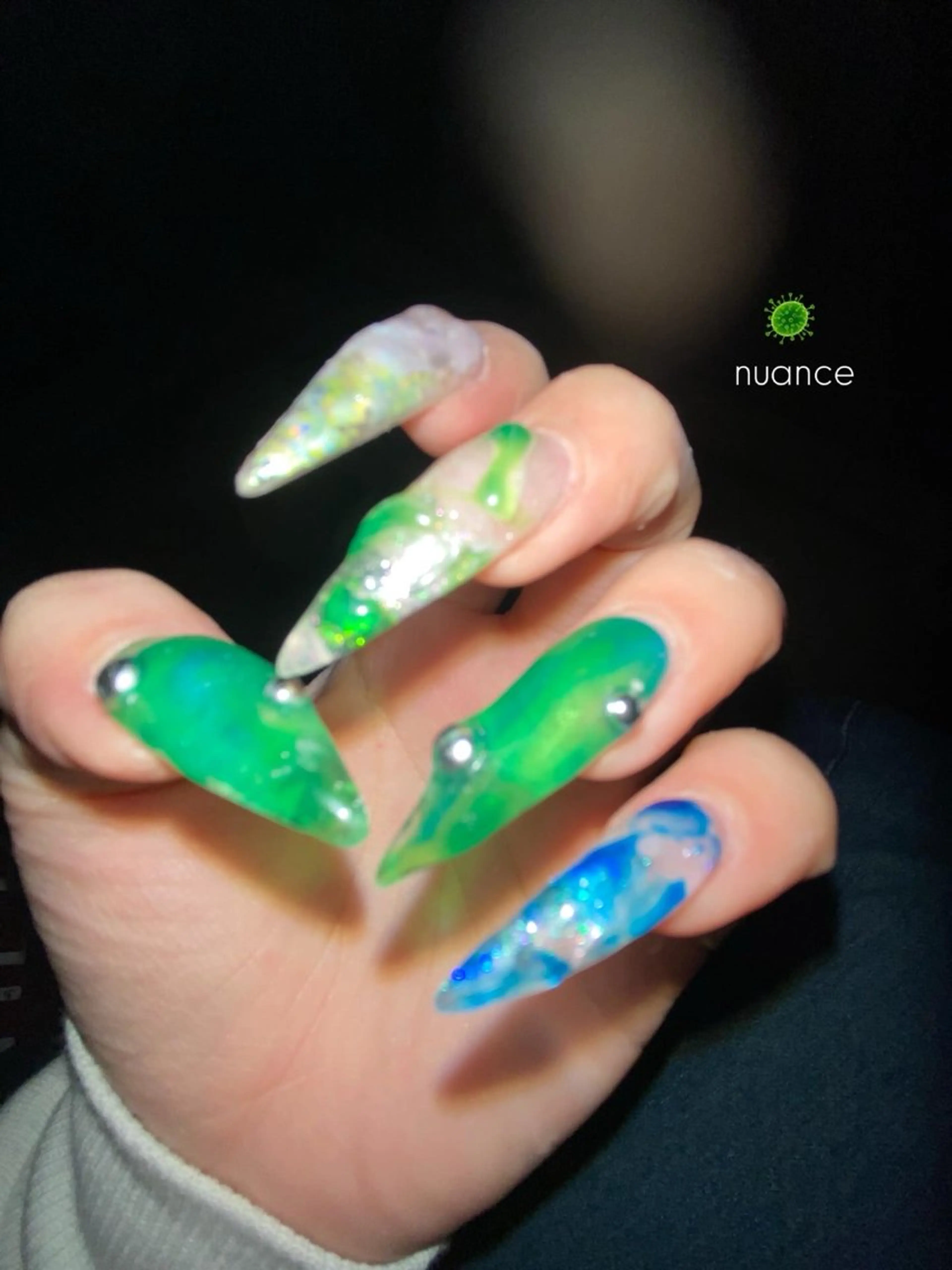 ネイル nano/きもかわ nail🐬🫧のネイルデザイン