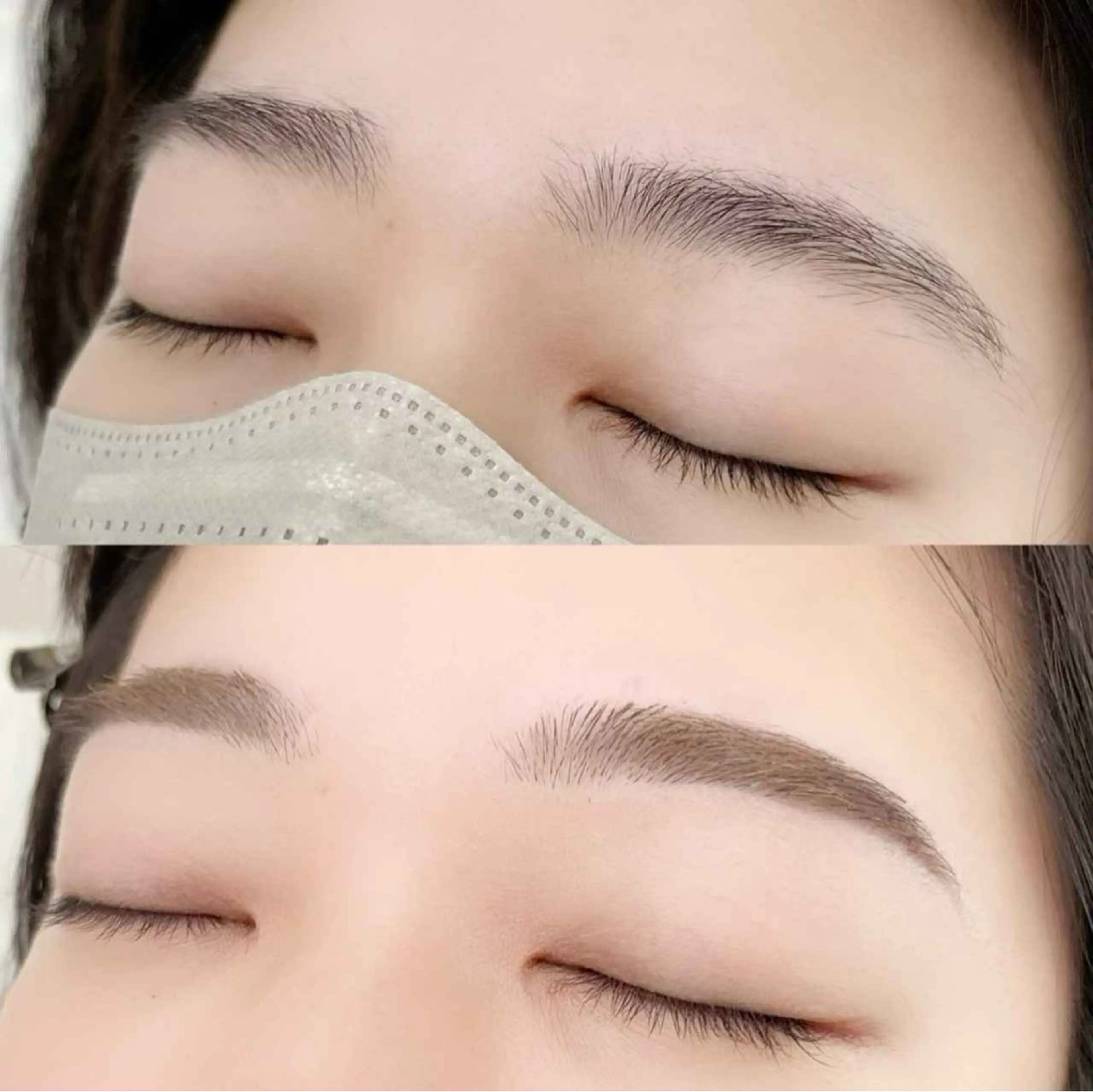 【minimo限定価格💕】大人気美眉スタイリング+毛量調整（眉毛wax+毛量調整+メイク）の写真