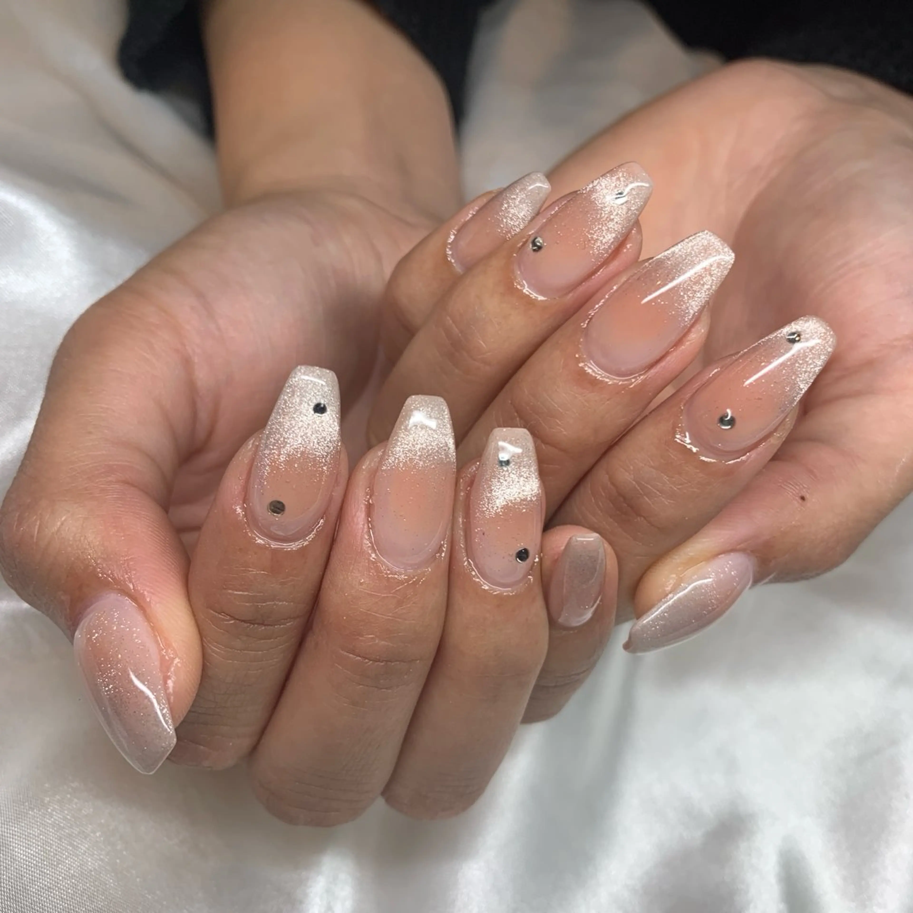 ネイル グラデーション マグネットネイル happiness nailのネイルデザイン