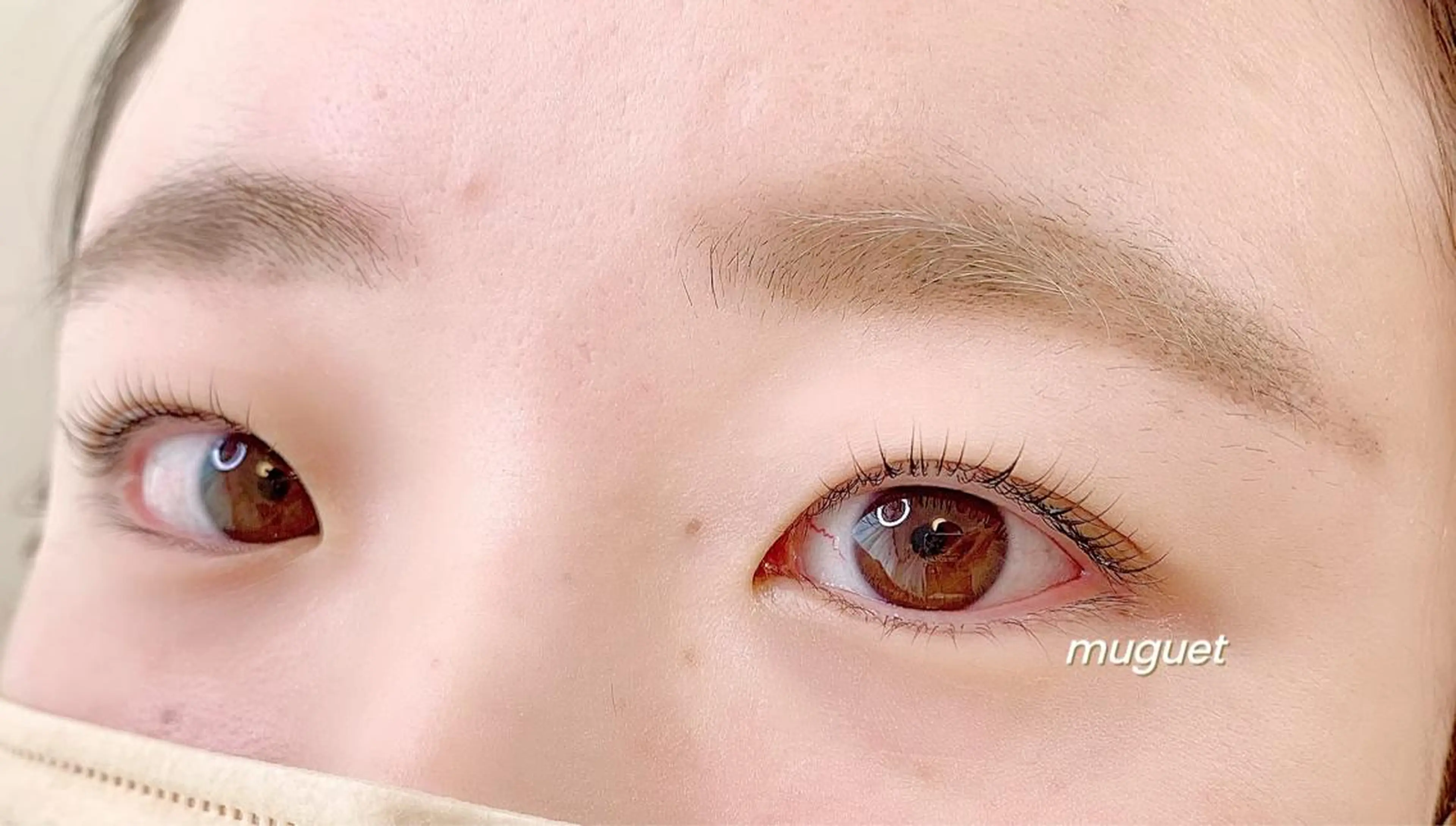 マツエク・マツパ ナチュラル nail&eyelash muguet所属・muguet akiyoのマツエク・マツパデザイン