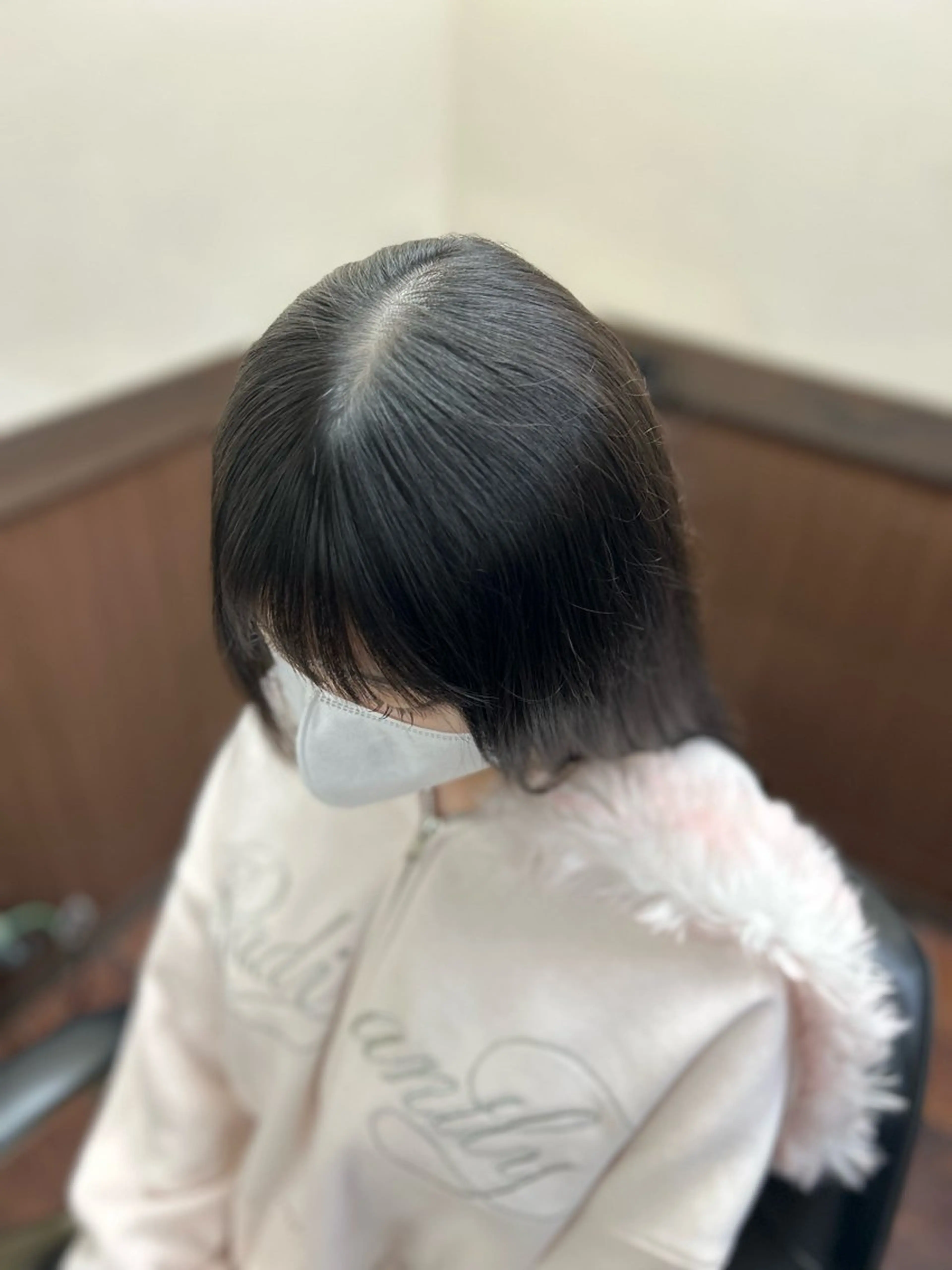 ロング 縮毛矯正 篠田 蒼のヘアスタイル