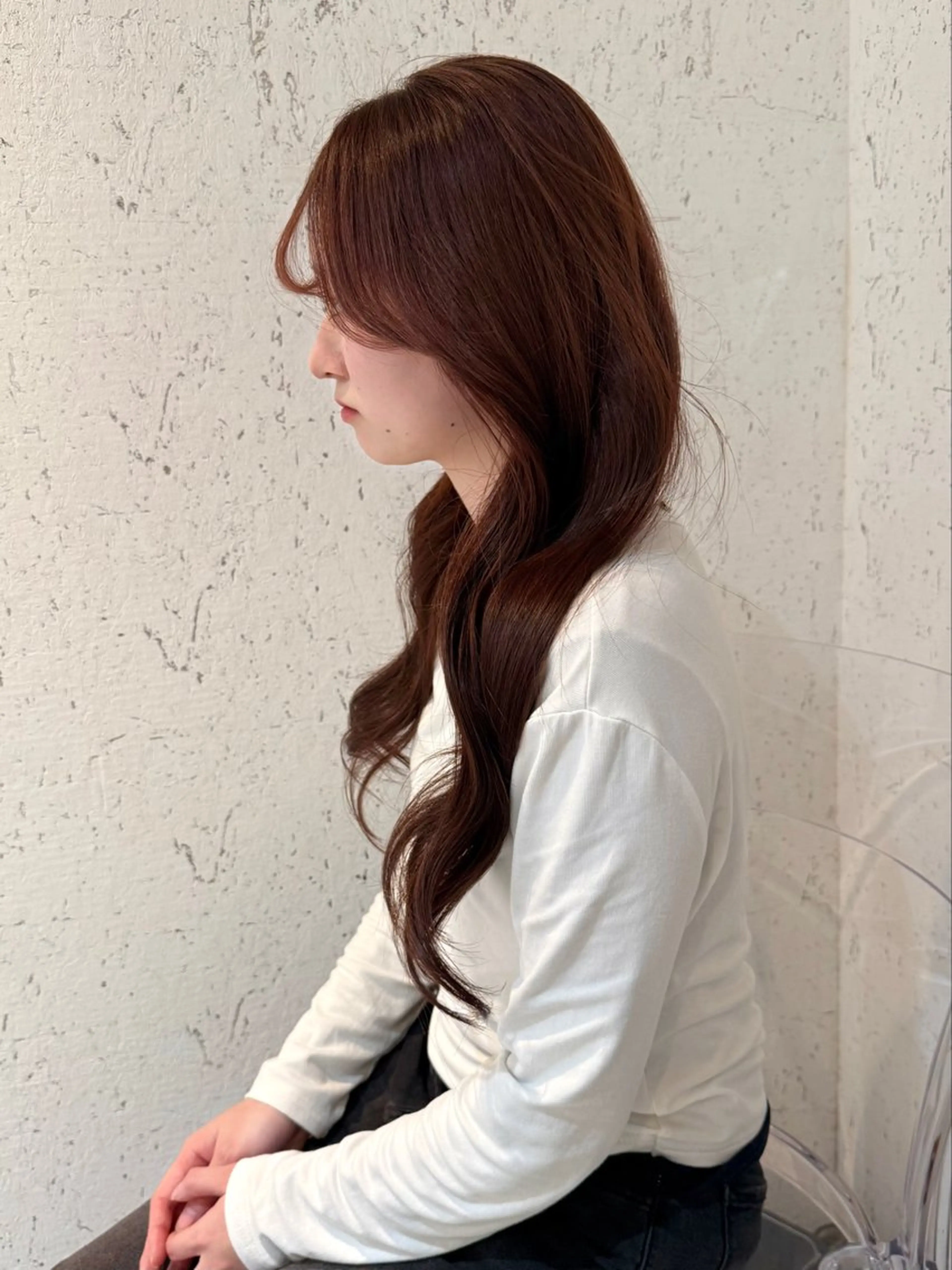 ロング カラー 似合わせカット カット ヘアカラー トリートメント mai / linoah˚✧のヘアスタイル