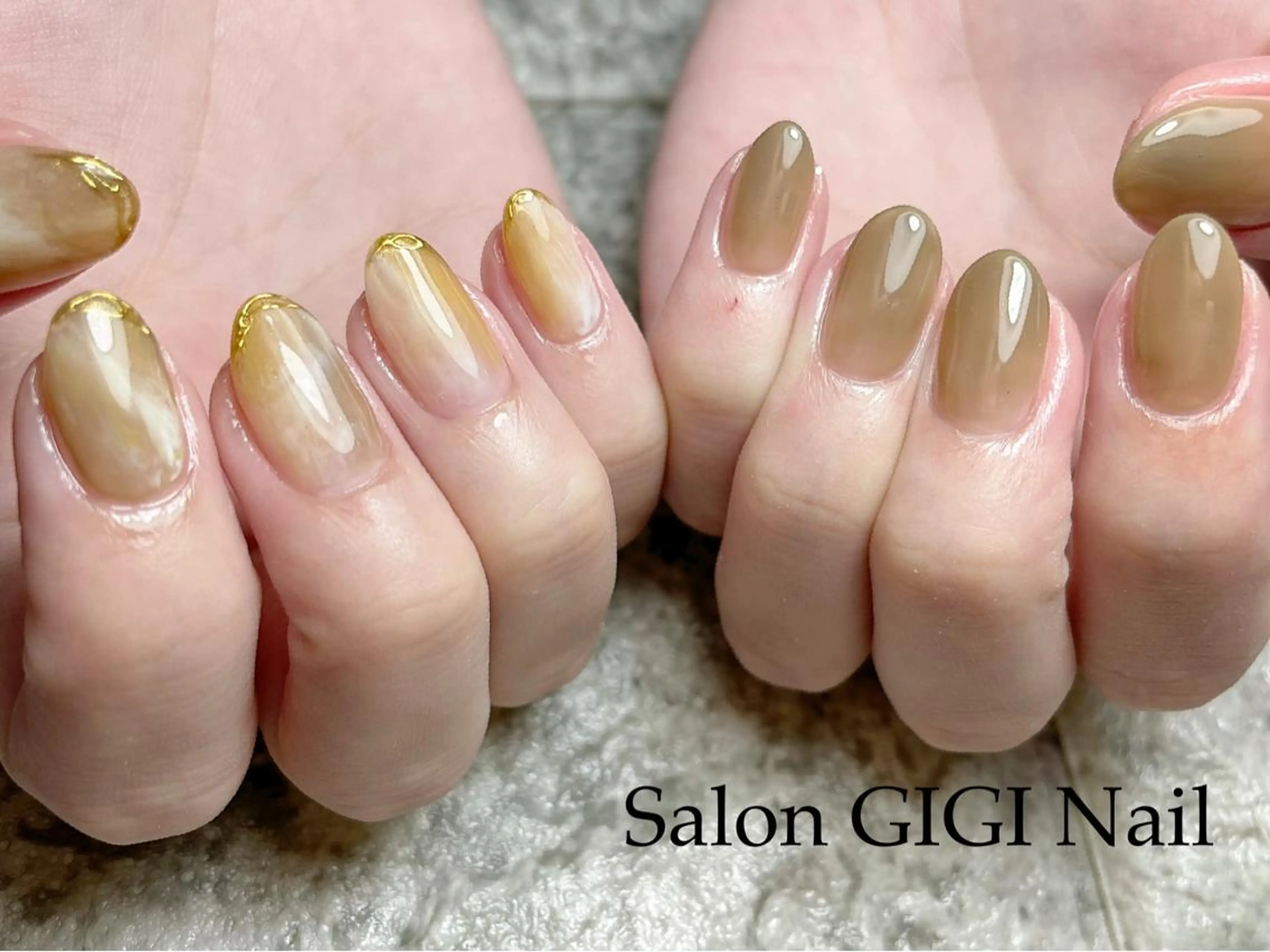 ミディアム ハンドネイル Iwasaki Maiのマツエク・マツパデザイン