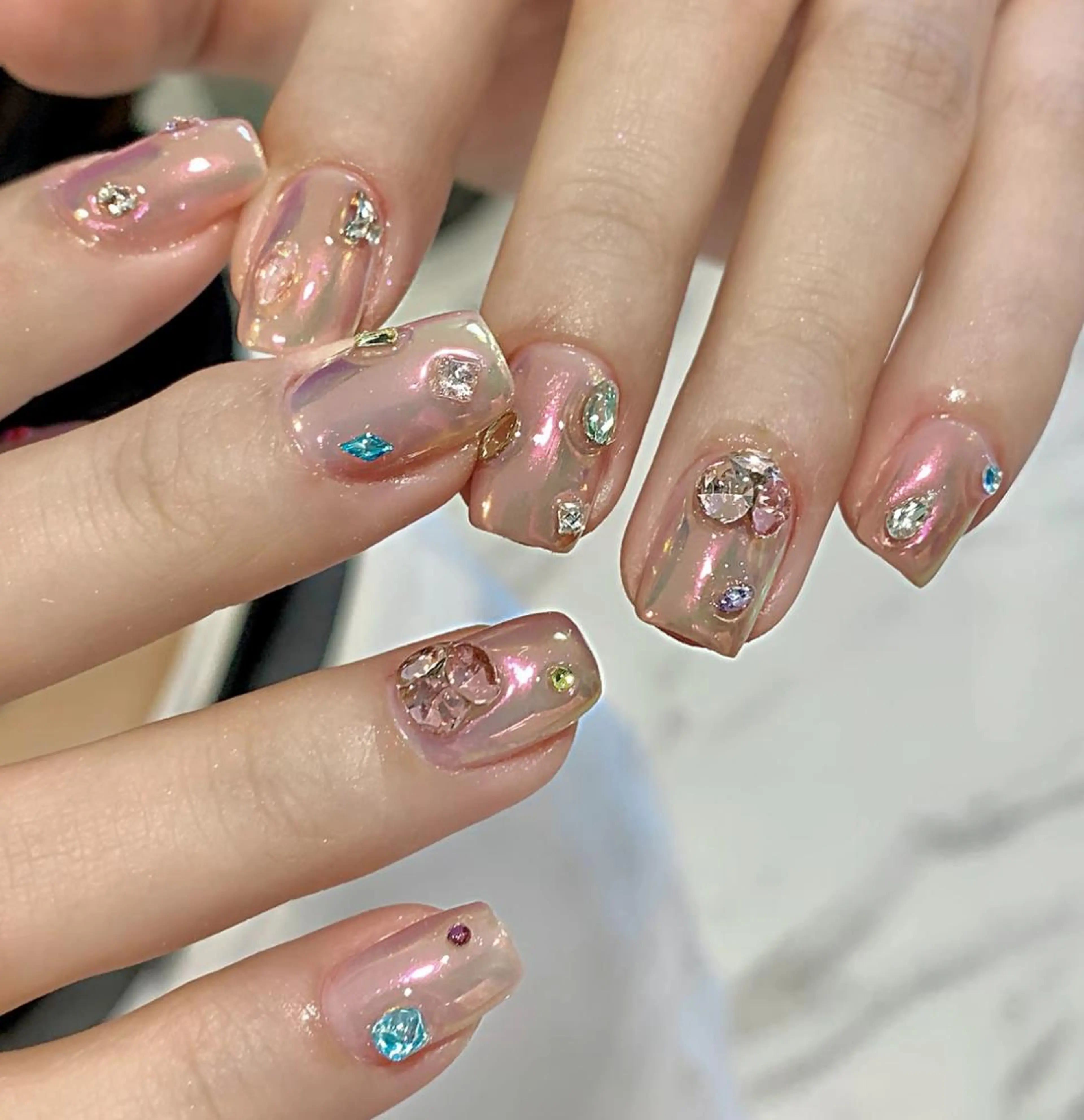 ネイル ハンドネイル By moonネイル 🌷ワンホン/韓国風のネイルデザイン