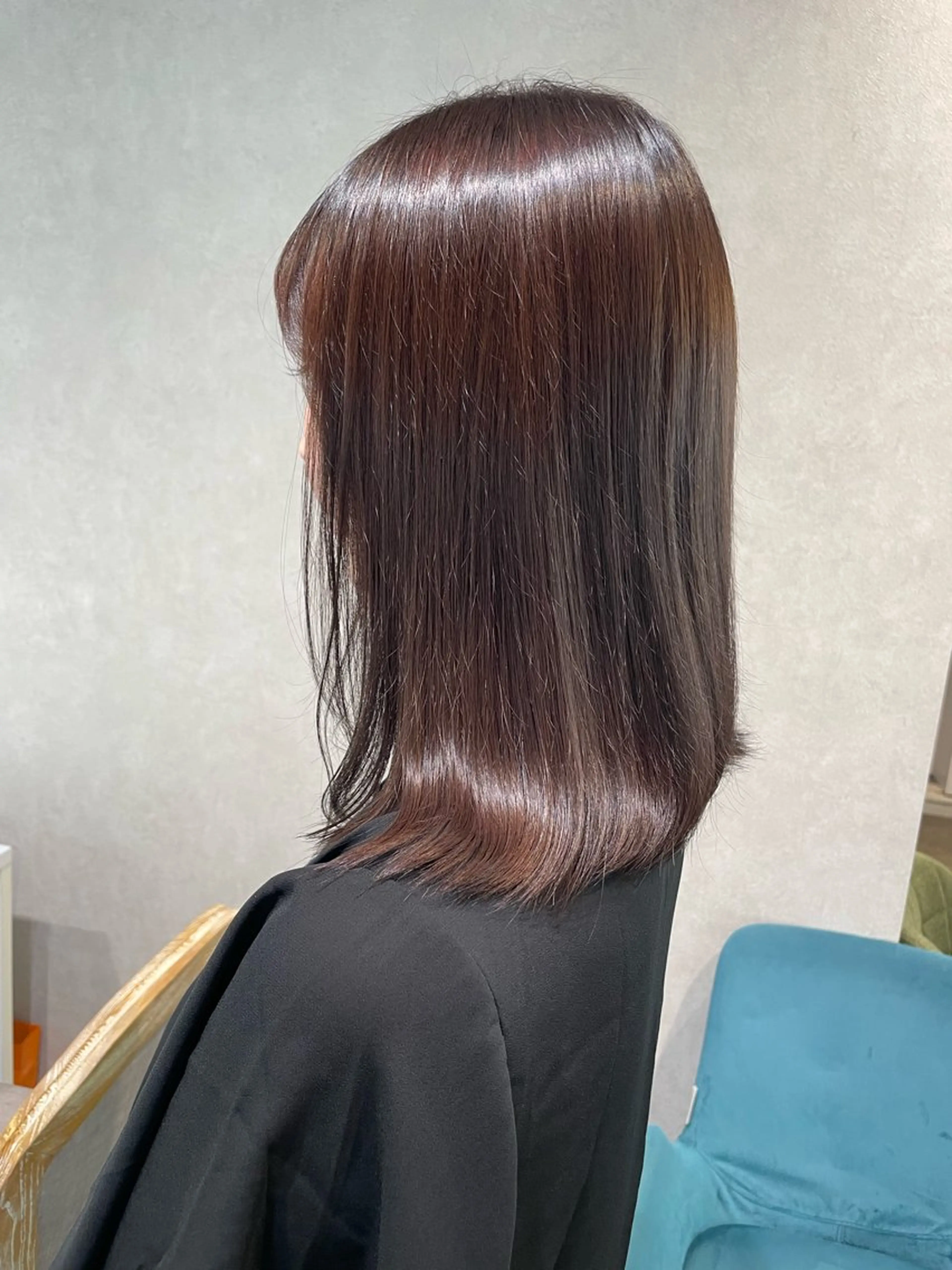 ミディアム カラー ラベンダーカラー ヘアカラー ナチュラル透明感🌱 小山美樹子のヘアスタイル