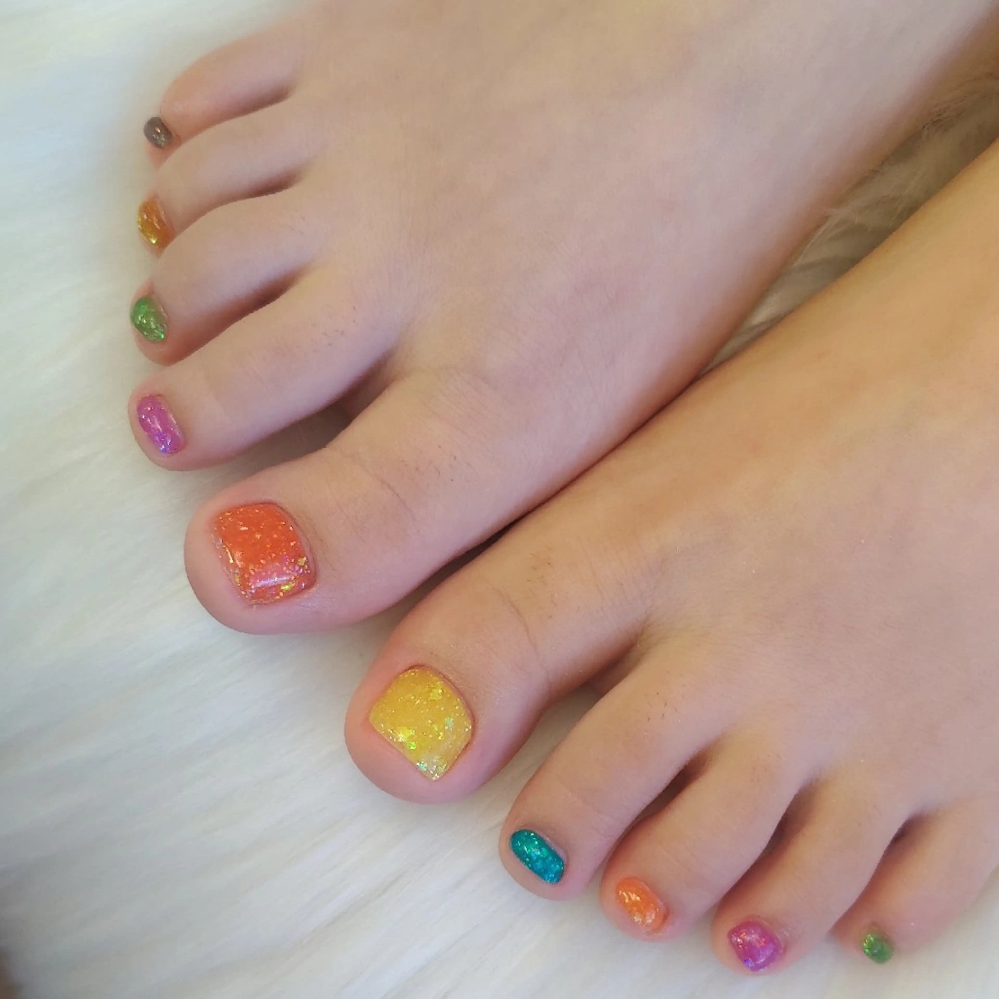 ネイル キラキラネイル ジェヌインネイル 河内のネイルデザイン