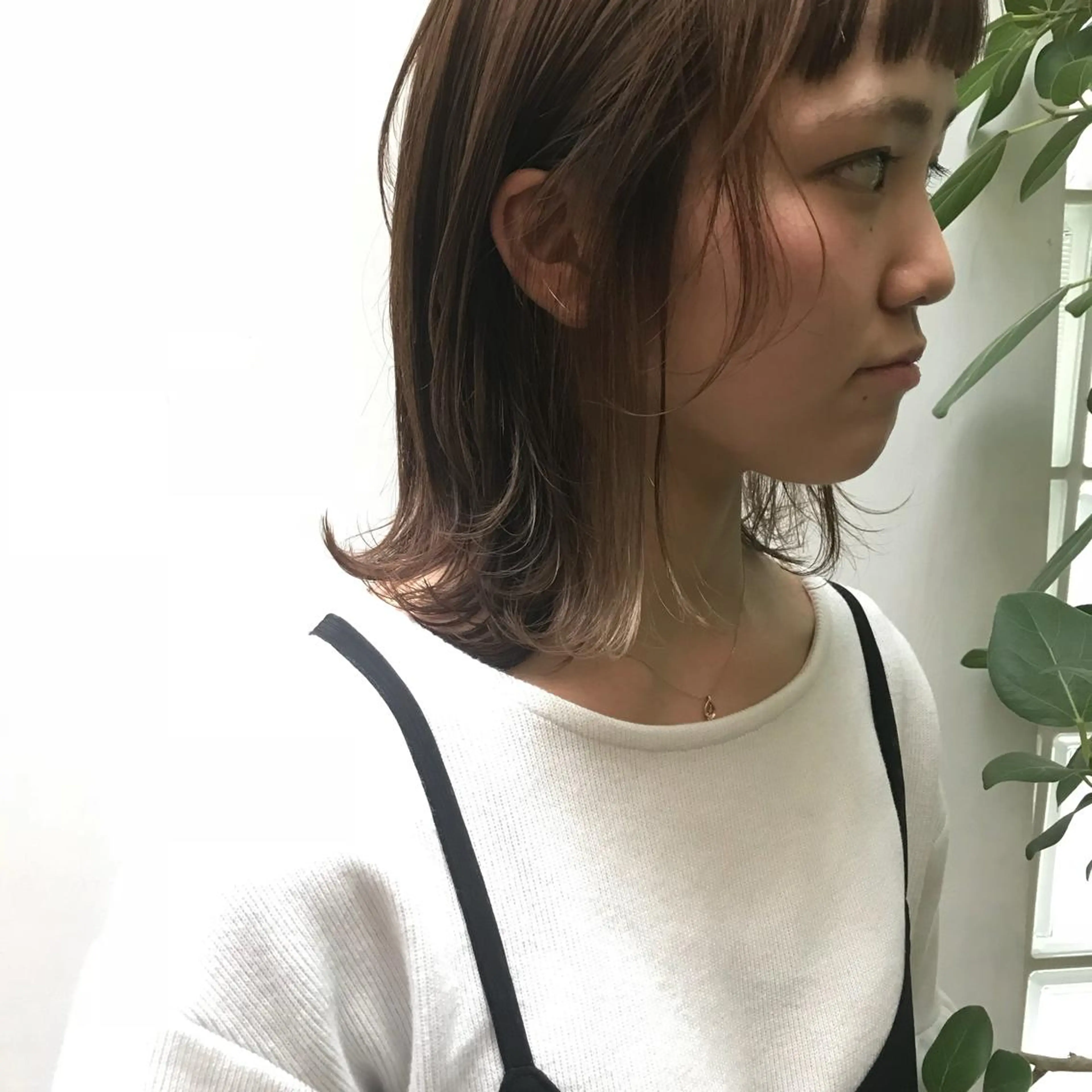 ミディアム カラー 日々所属・谷 大地のヘアスタイル