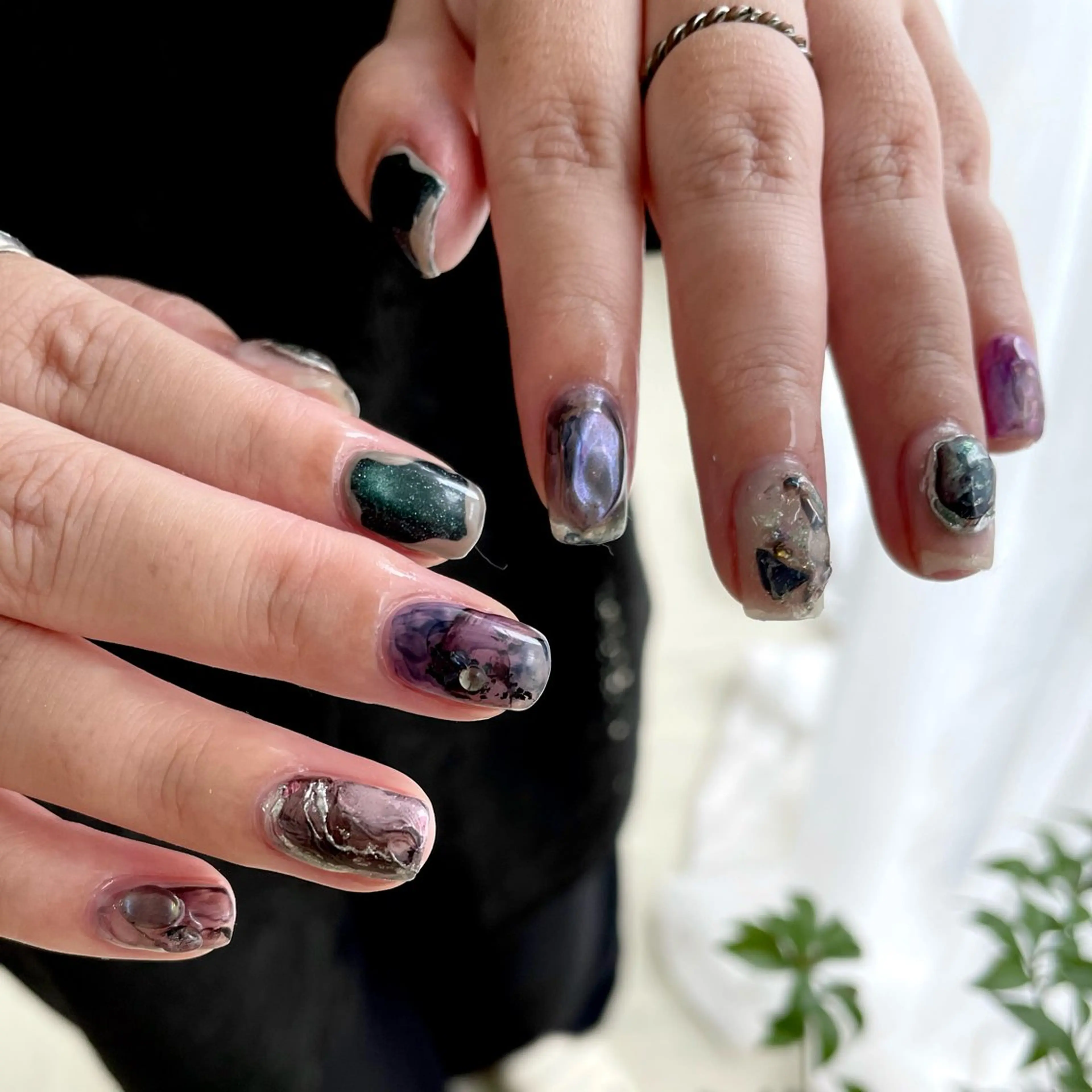 ネイル ハンドネイル rig nail草加店所属・松本 紋世のネイルデザイン