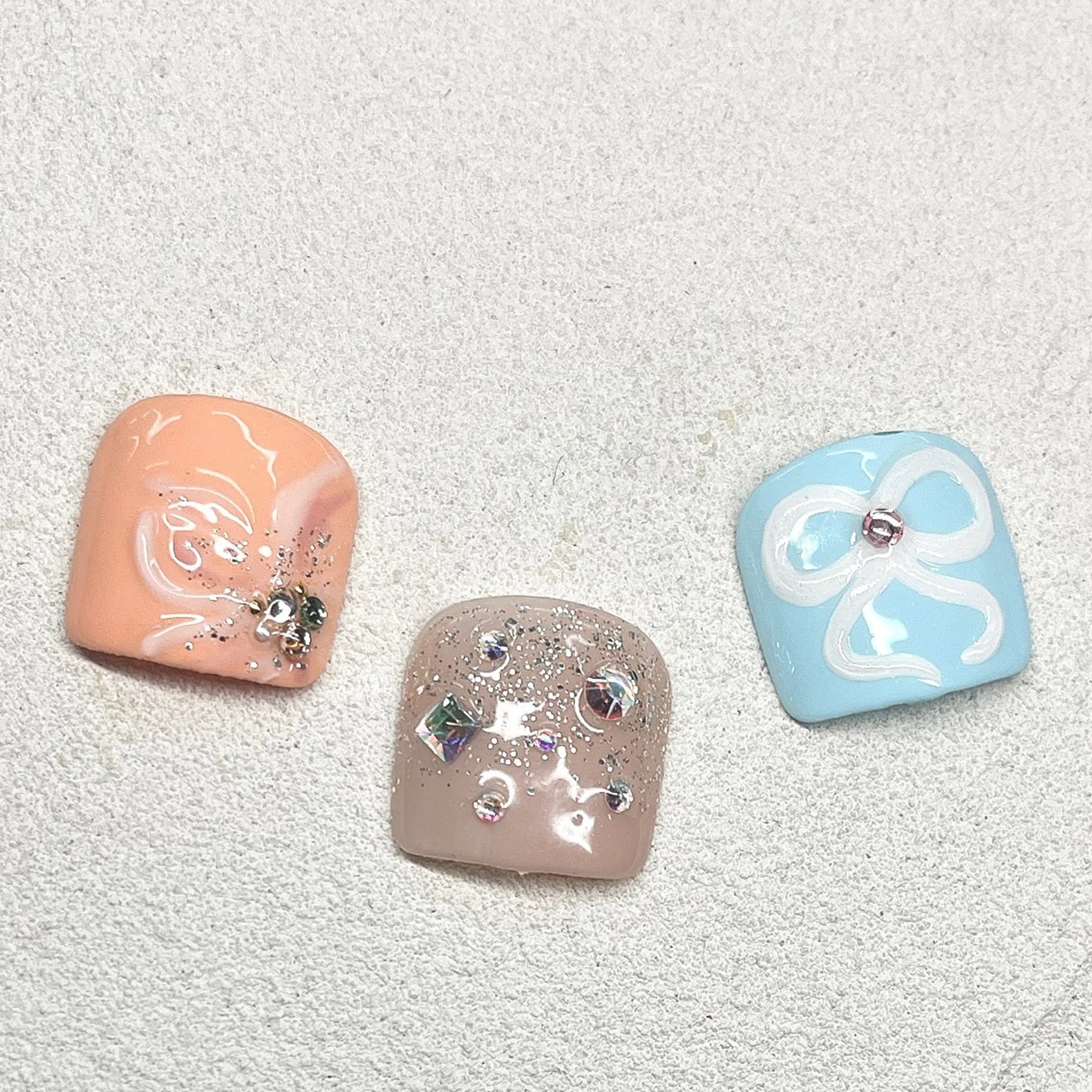 ネイル アートネイル フットネイル フレンチネイル ジェルネイル グラデーション Bianca市ヶ谷店 Aiuraのネイルデザイン