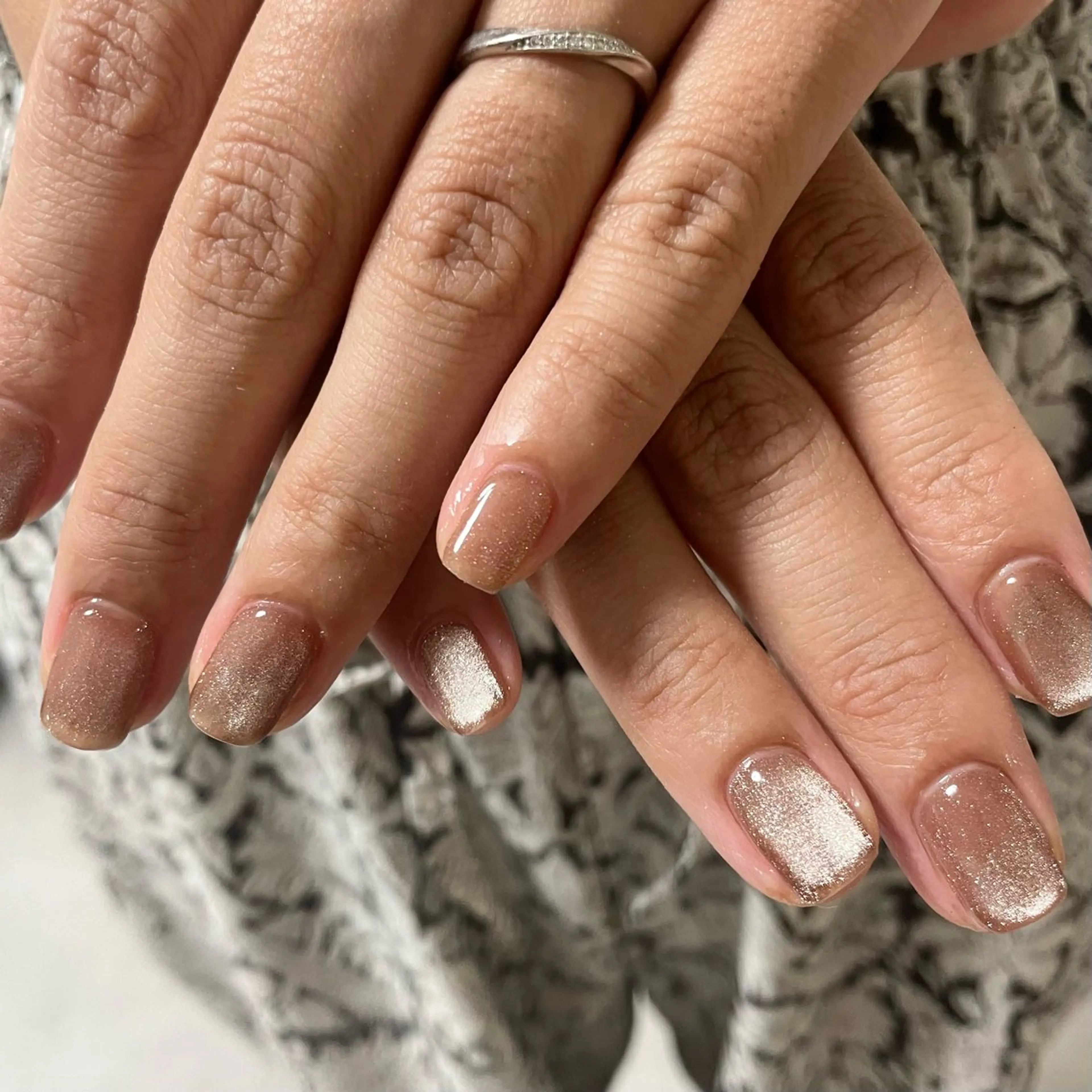 ネイル 氷ネイル・うるうるネイル マグネットネイル MiLK.   Nail&Eyelash所属・MiLK. wakaのマツエク・マツパデザイン