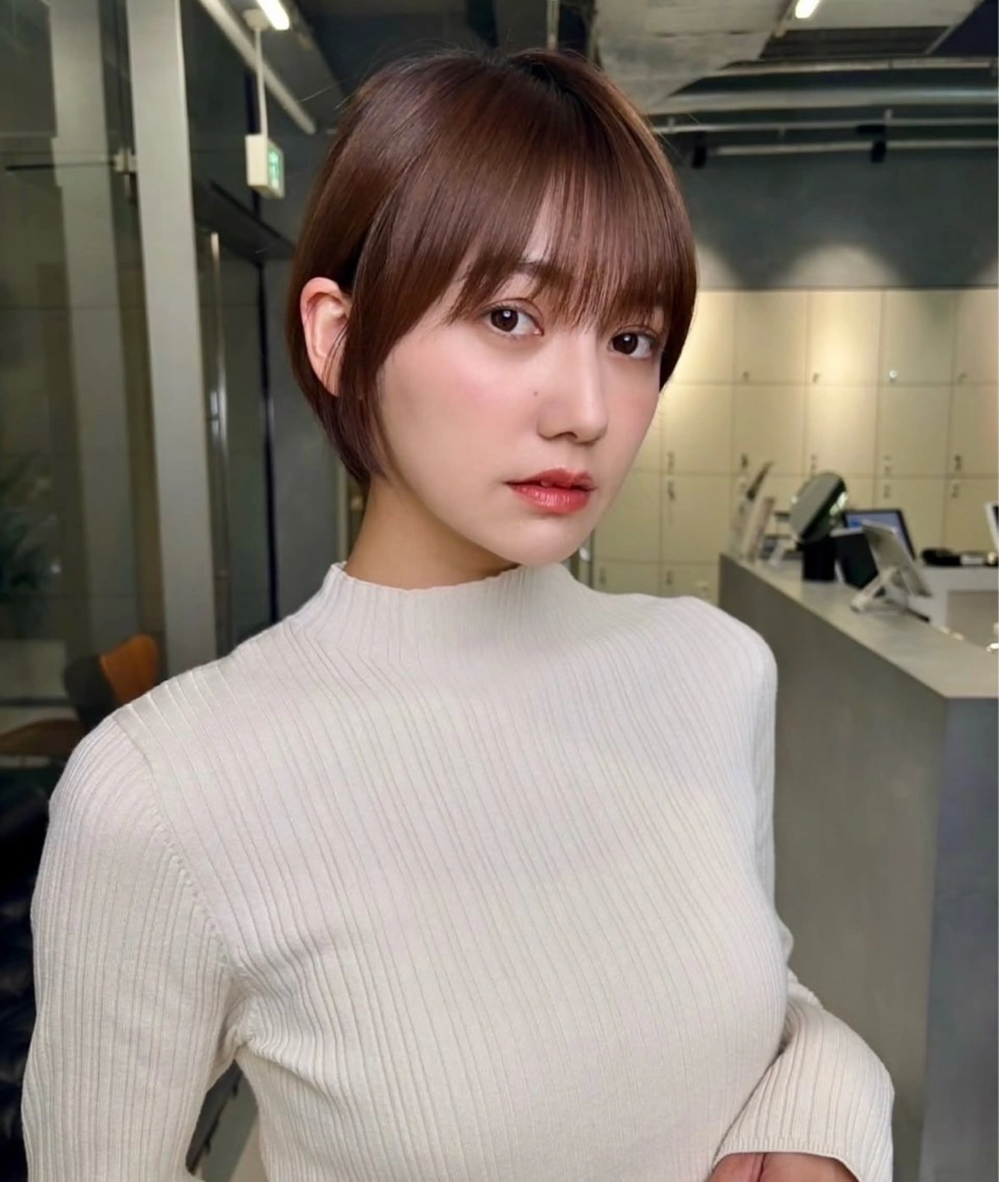 カット（ショートヘア）➕カラー🤎の写真