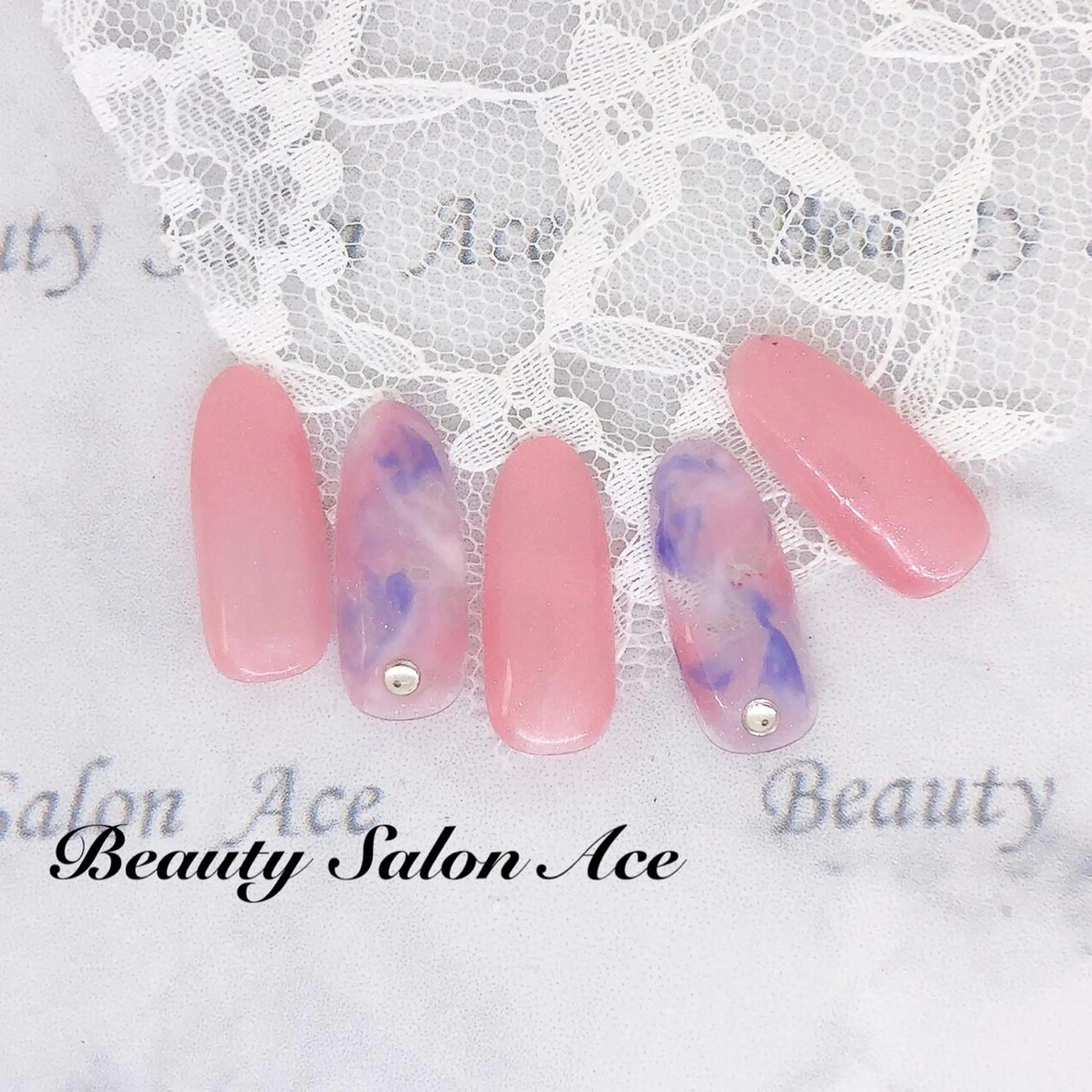 ネイル アートネイル ジェルネイル メンズネイル Beauty Salon Ace（ネイルサロン　エース）所属・池袋フィルイン Ace♡長さだしのネイルデザイン