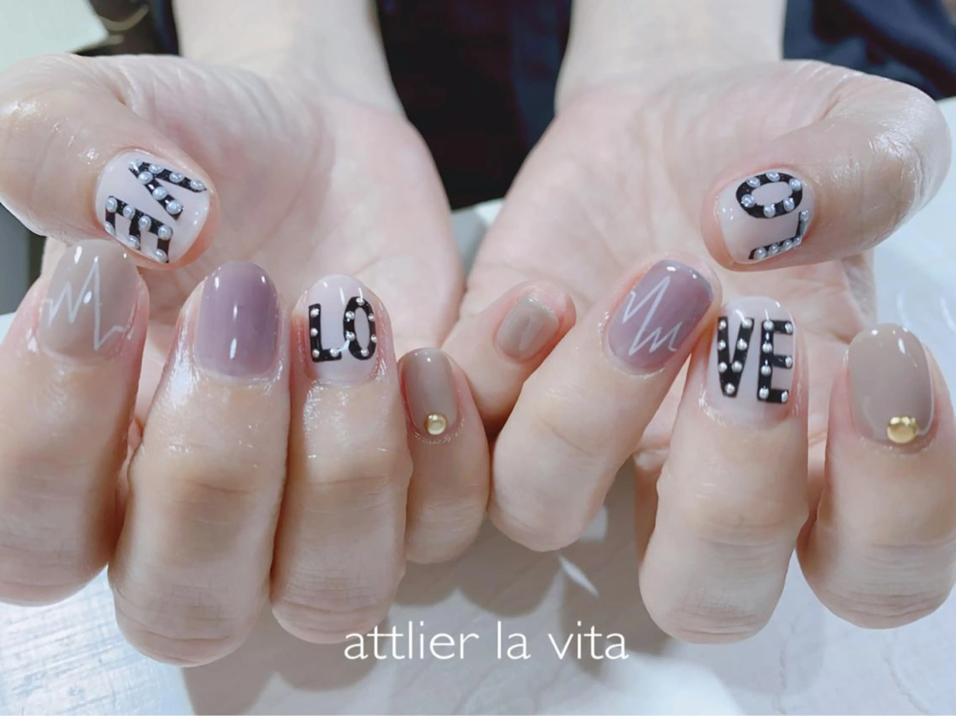 ネイル アートネイル ハンドネイル atelier la vita所属・lavita. mimuraのネイルデザイン