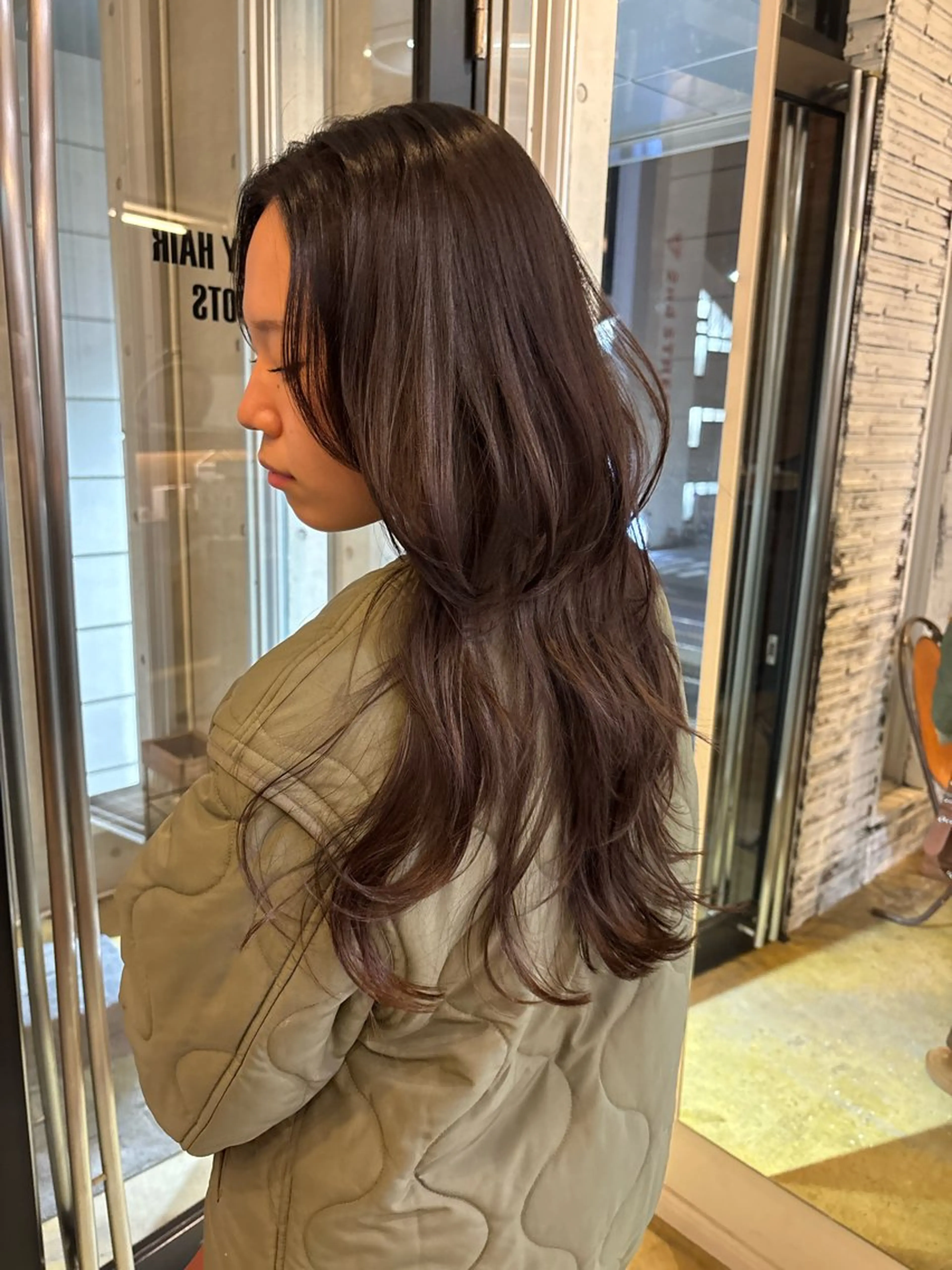 ロング ハイレイヤー レイヤーカット 伊藤 優衣 /カットモデル名古屋のヘアスタイル