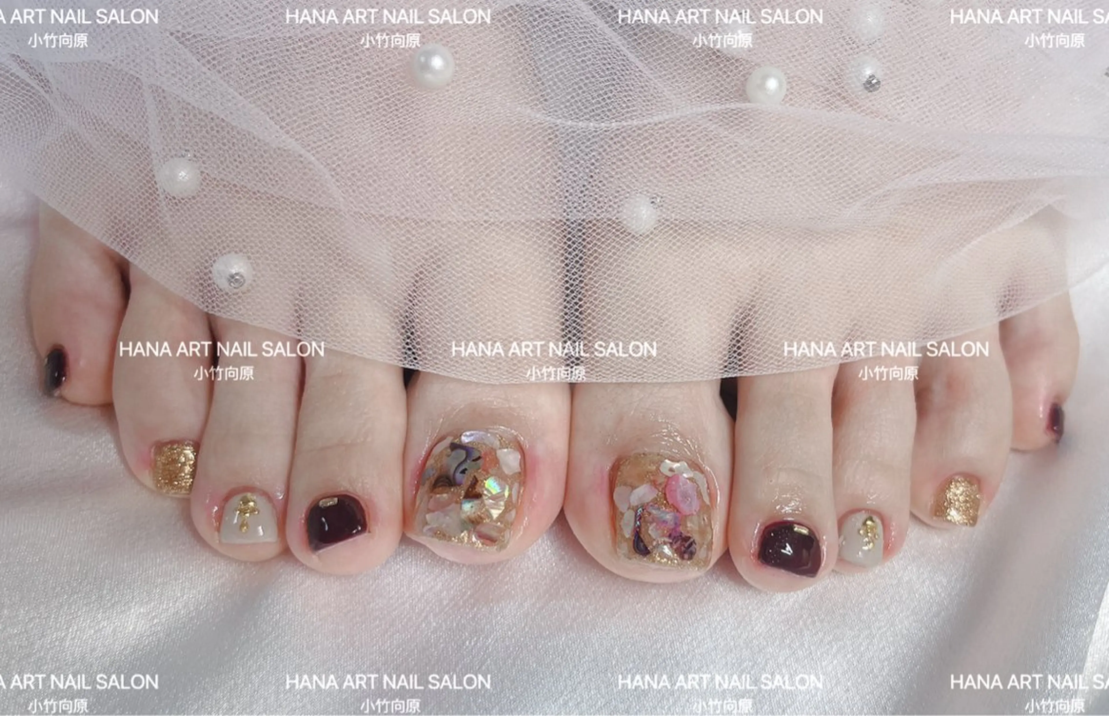 ネイル フットネイル HANA ART NAIL SALON所属・HANA ART NAIL SALONのネイルデザイン
