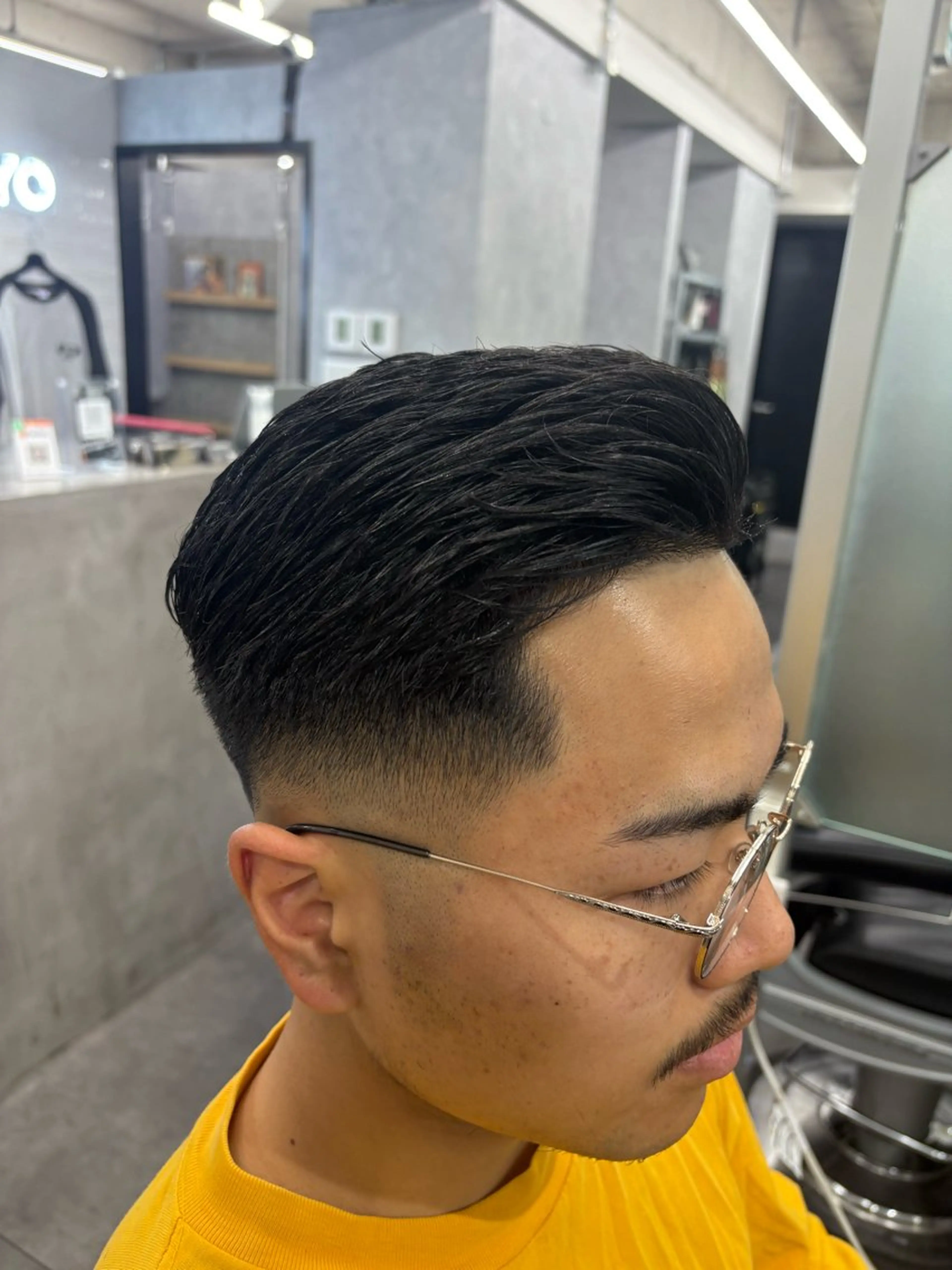 ショート メンズ カット パーマ CUCUMBER所属・本間 颯太のヘアスタイル