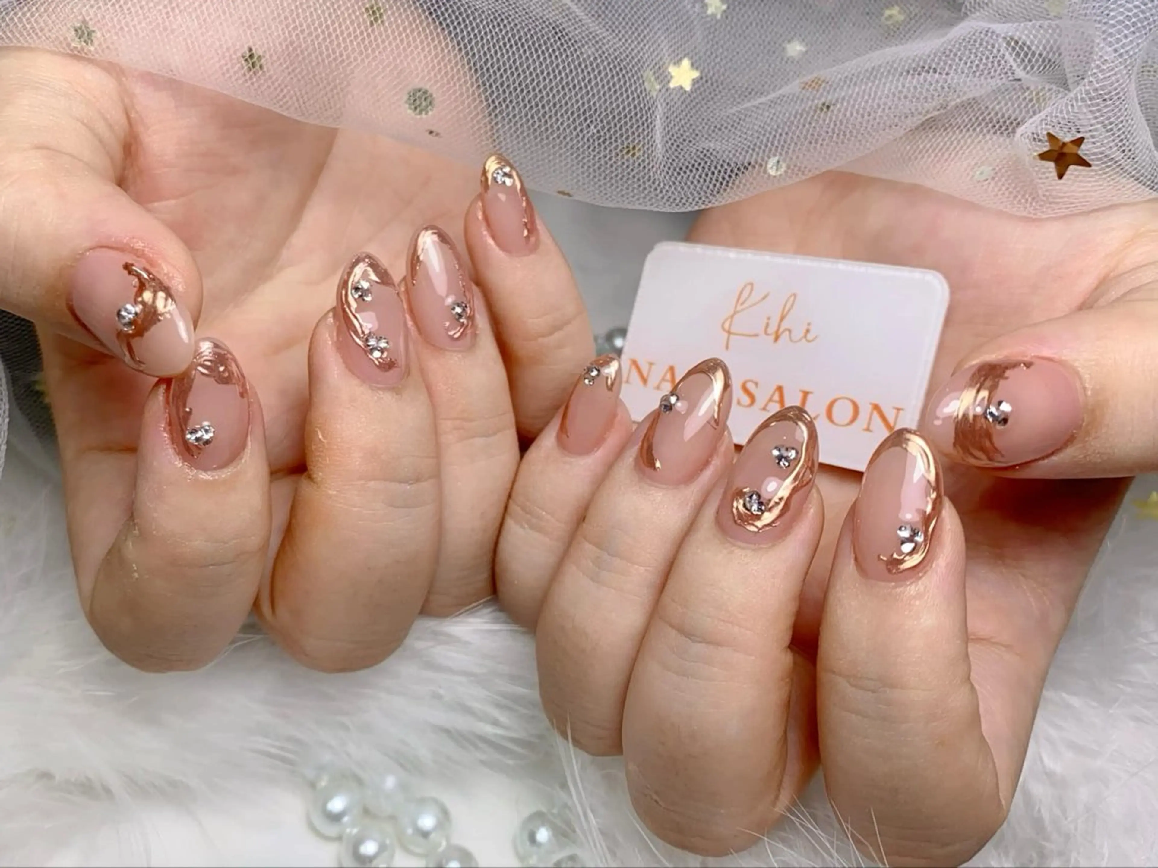 ネイル アートネイル フレンチネイル ジェルネイル グラデーション 韓国ネイル ハンドネイル ハンドケア さくら💮💮 【オフ無料】のネイルデザイン