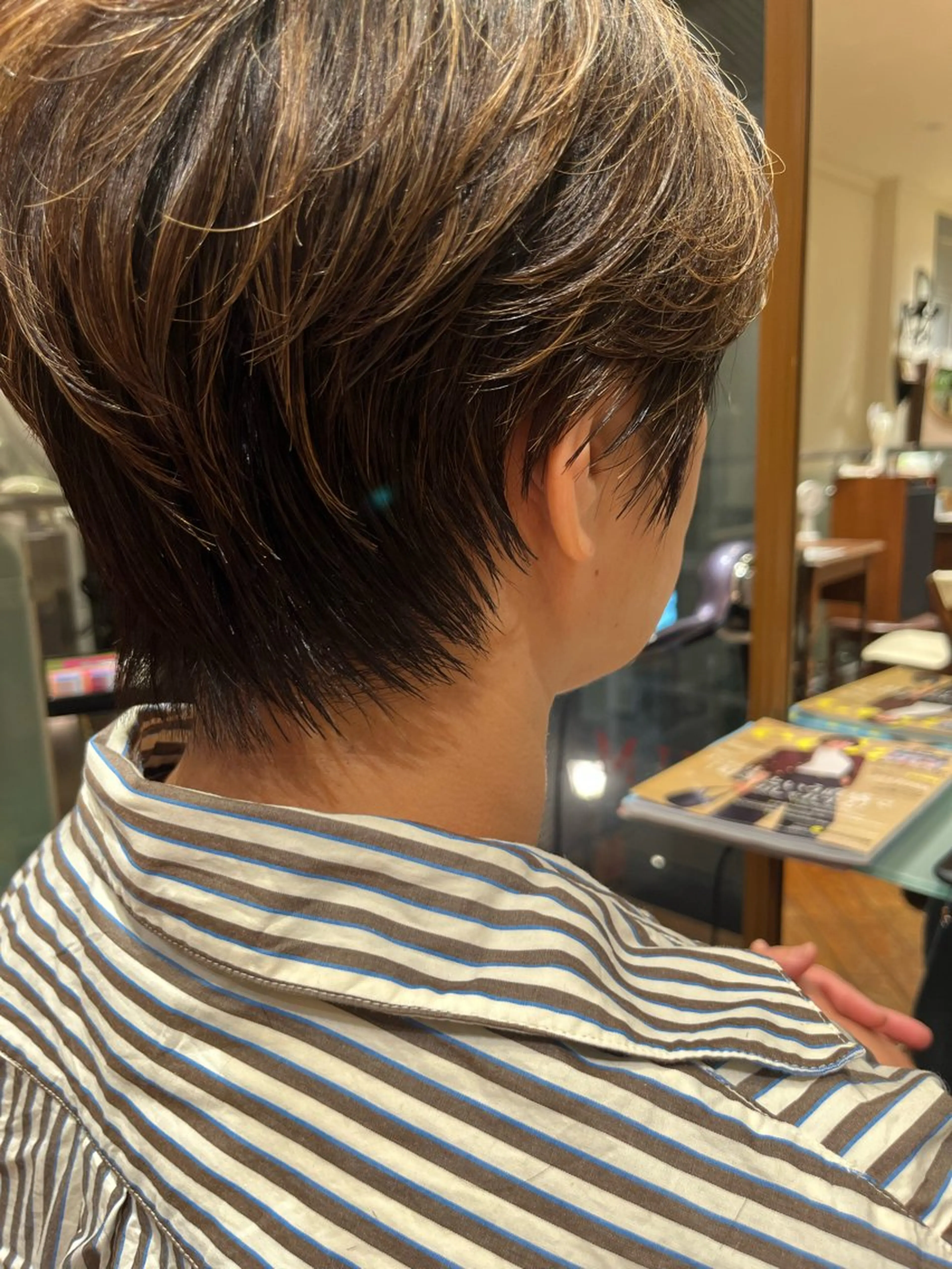 ショート ｼｮｰﾄｶｯﾄ 梅田 山下　すみれのヘアスタイル