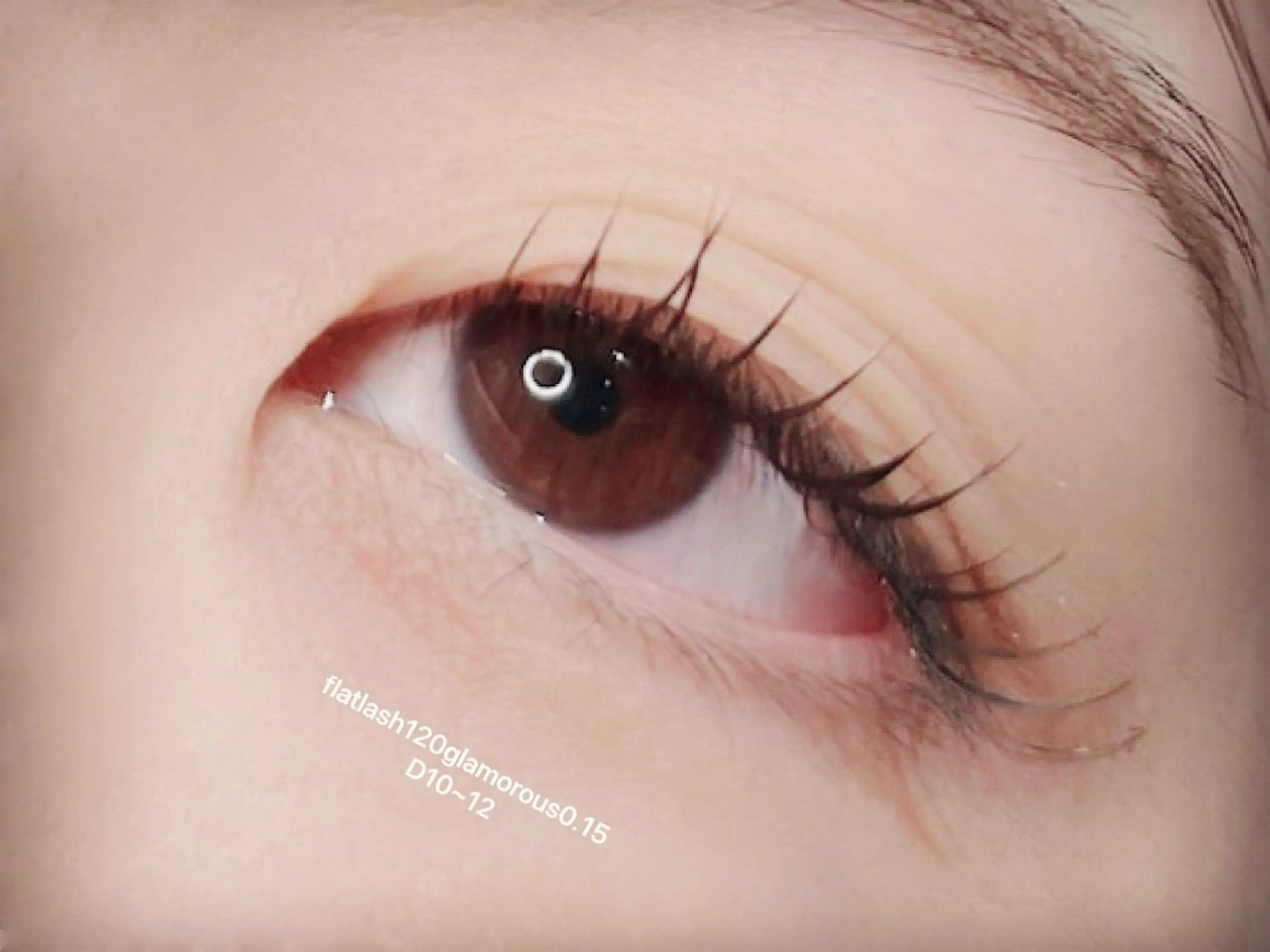 マツエク・マツパ Dカール フラットラッシュ マツエク 若松 絵美のマツエク・マツパデザイン