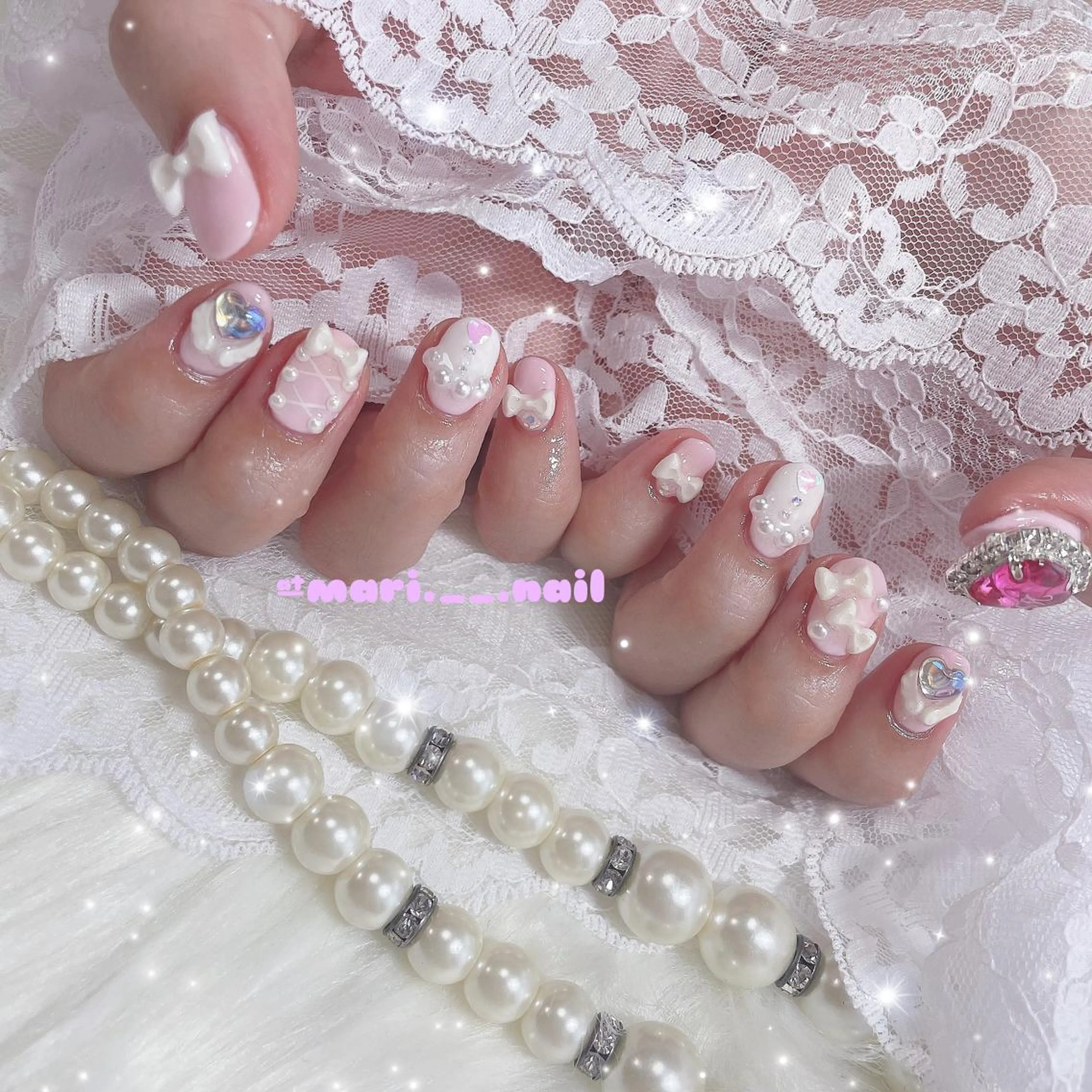 ネイル 🎀 Mayu 🎀痛ネイルのネイルデザイン