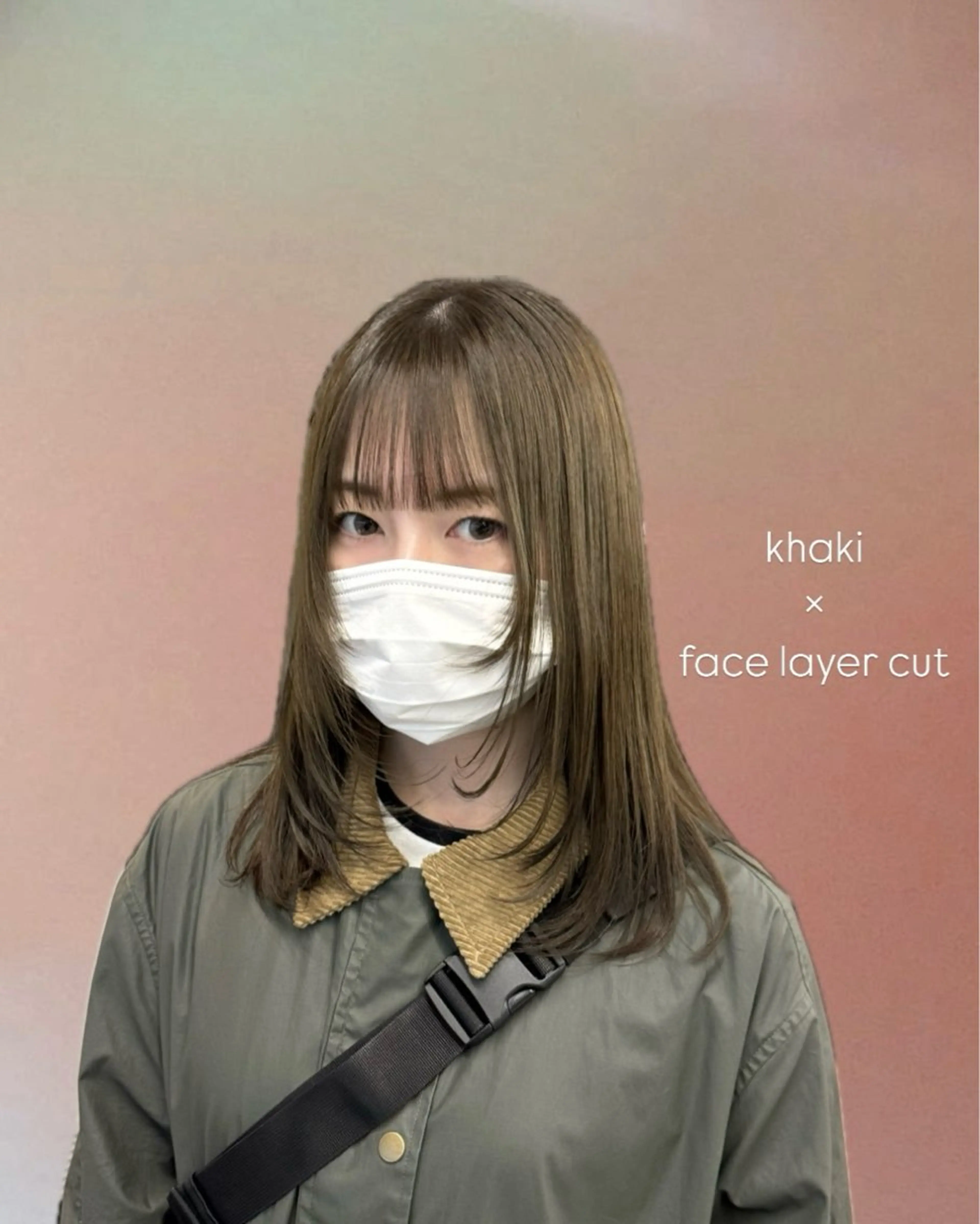 ミディアム INORI /フェイスレイヤーのヘアスタイル