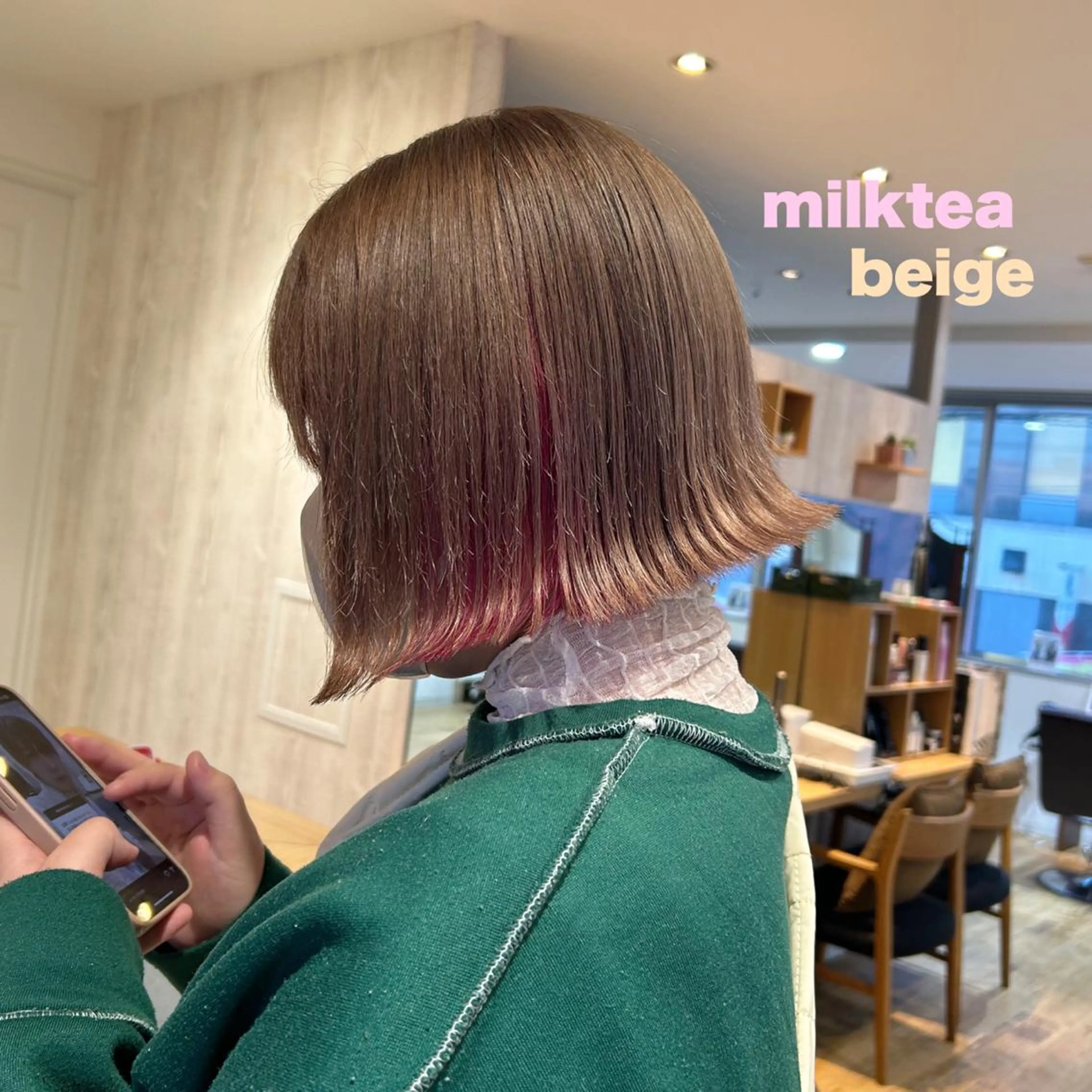 ミディアム A. Seoのヘアスタイル