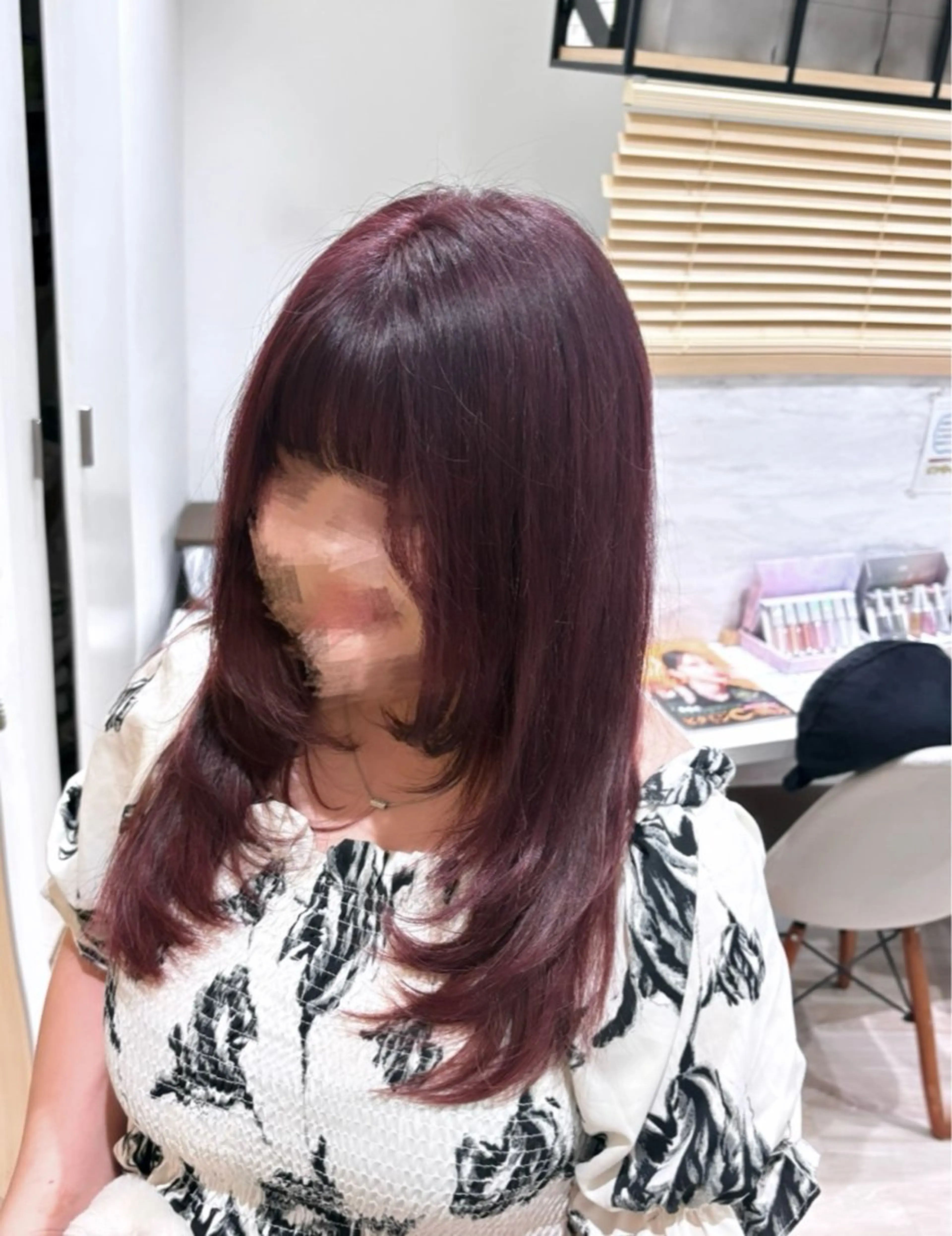 ロング カラー ブリーチ レイヤーカット カット ヘアカラー トリートメント ✧HINA✧ 韓国風/レイヤーのヘアスタイル