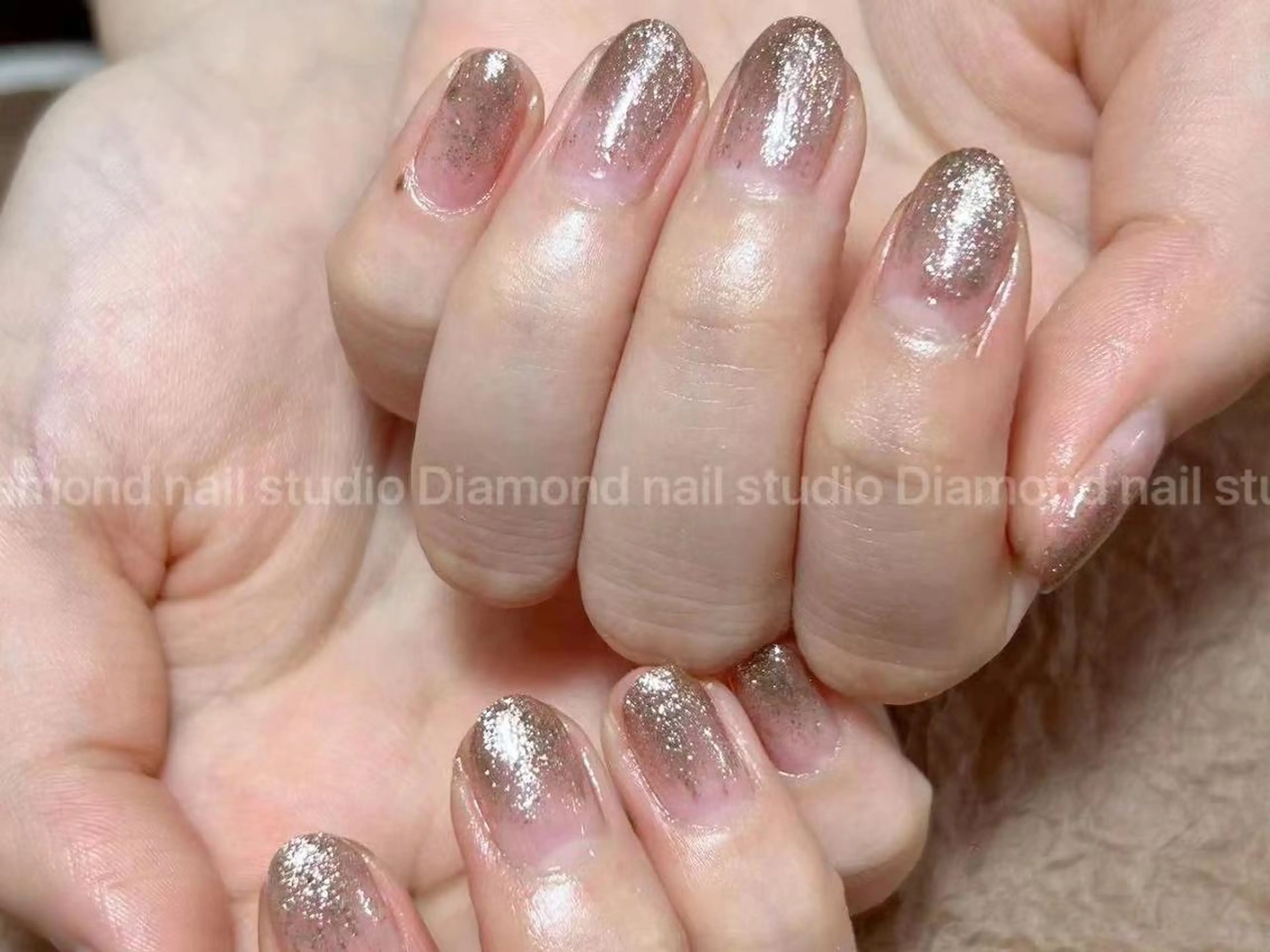 ショート ハンドネイル Diamond ✨のネイルデザイン