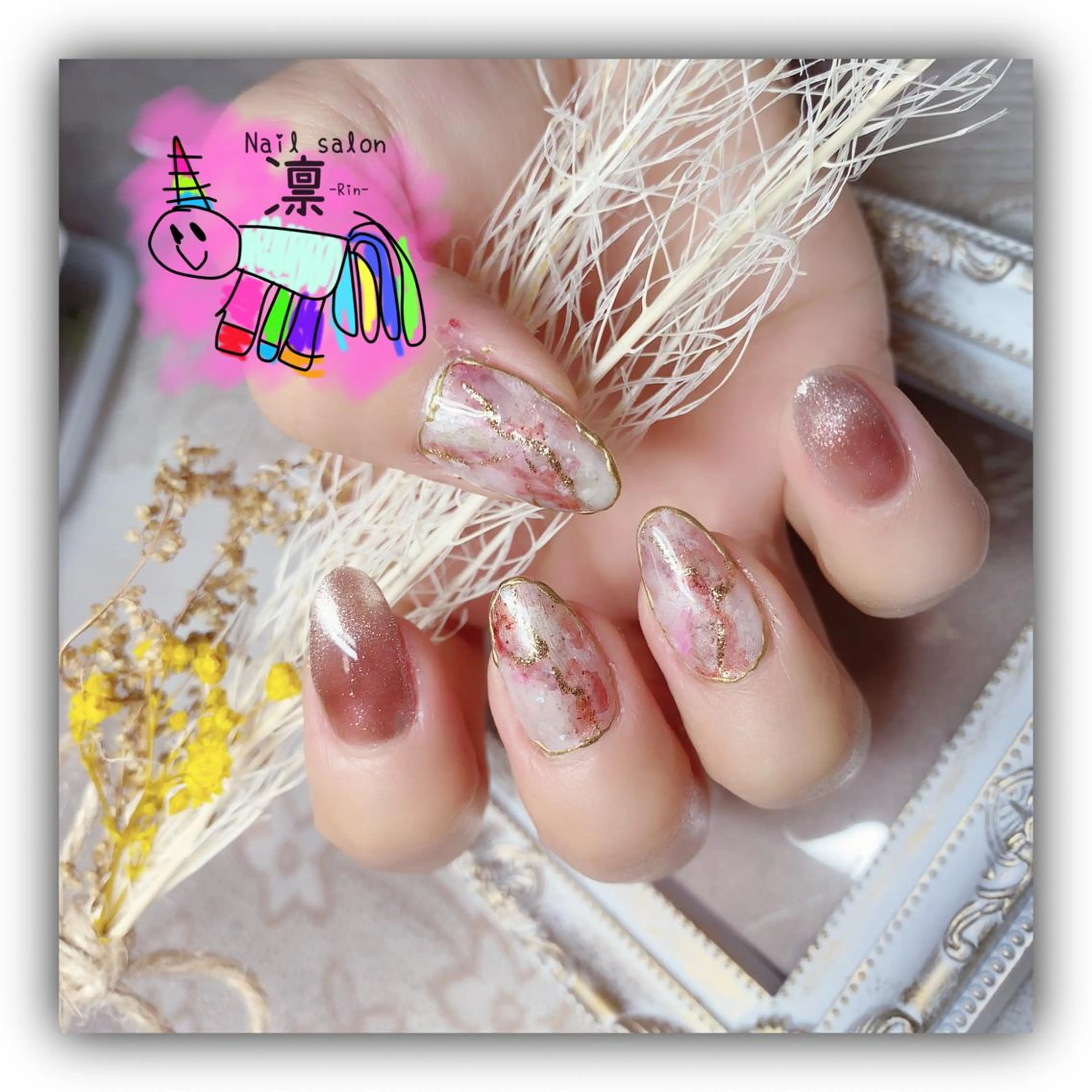 ネイル ジェルネイル private salon凛のネイルデザイン