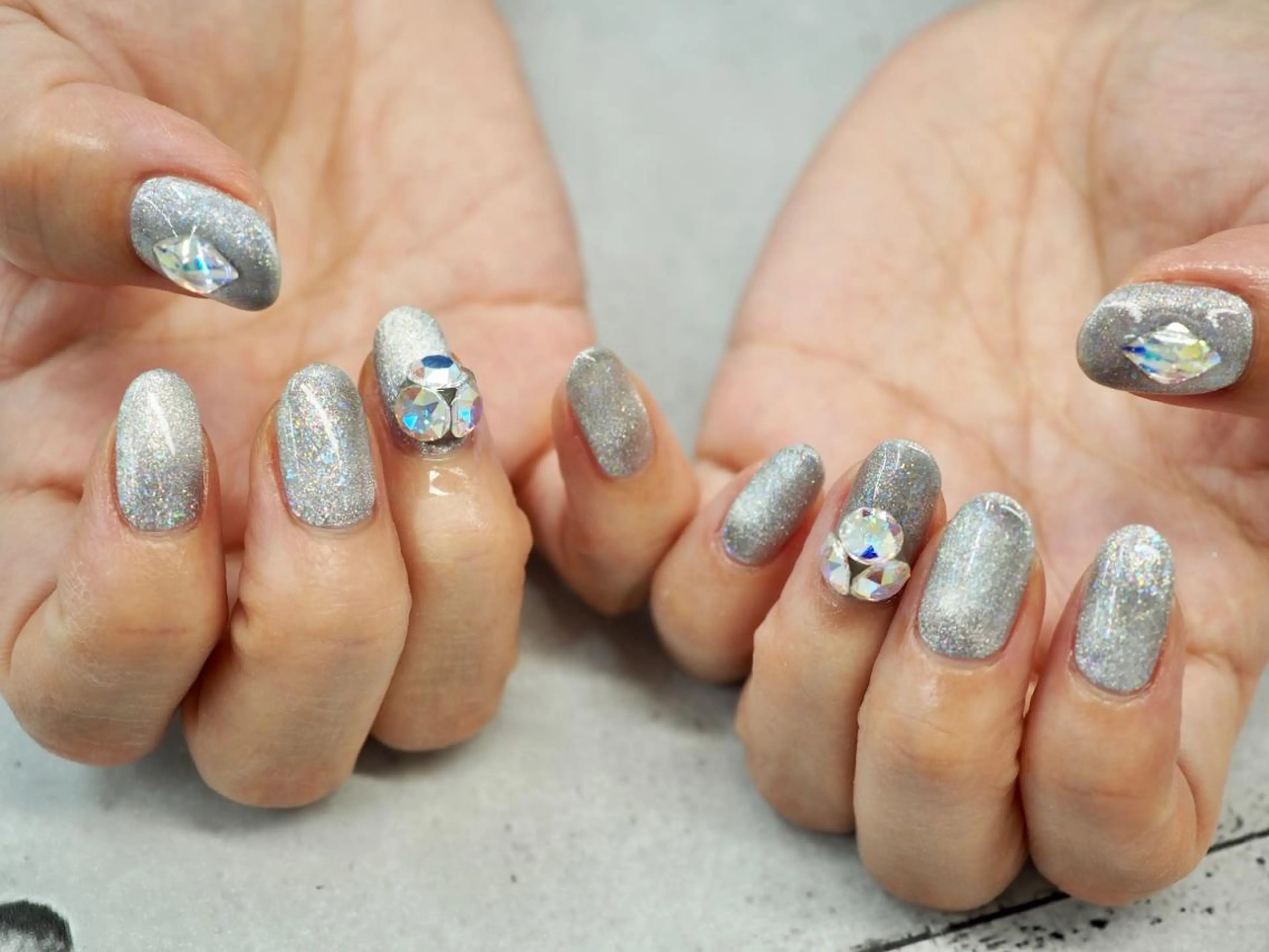 ネイル ジェルネイル マグネットネイル CYiG nail studio所属・kanai miwaのネイルデザイン