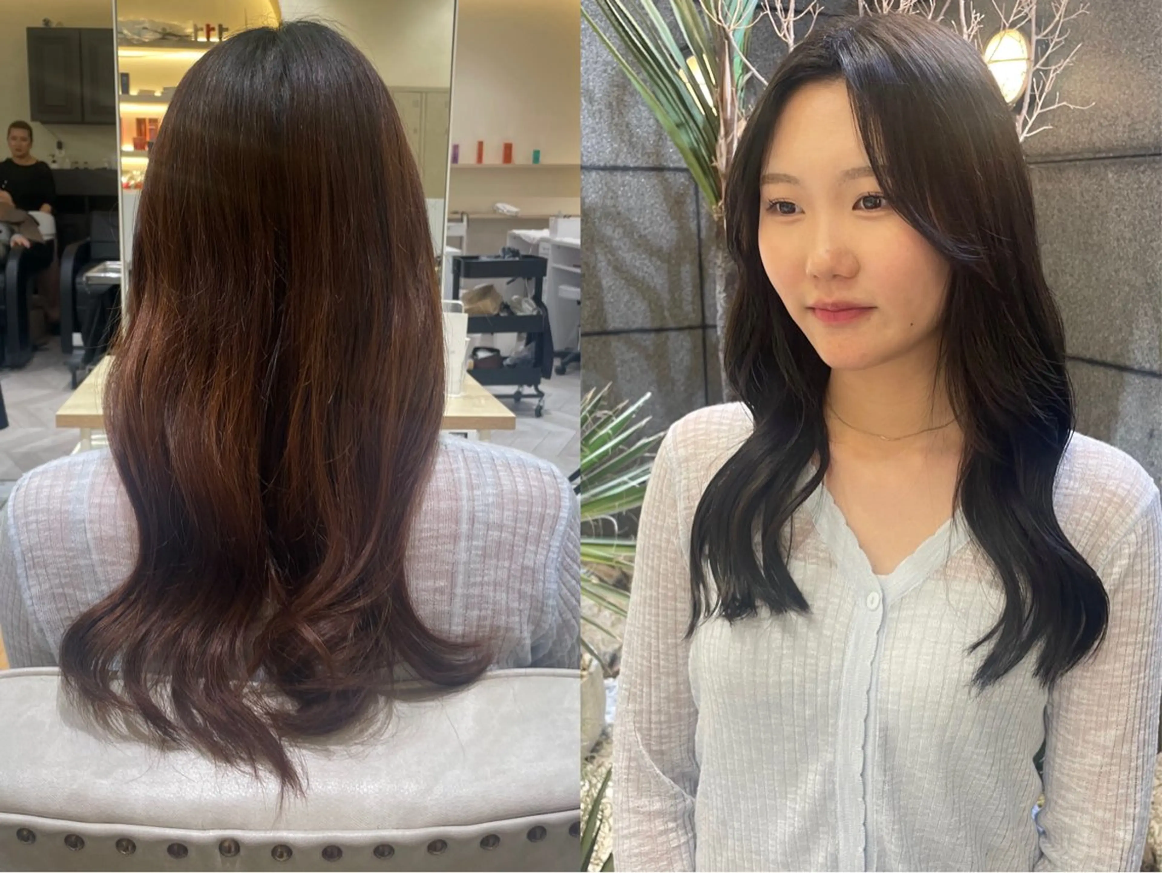 カラー ブリーチ ケアブリーチ 透明感カラー ダブルカラー ハイライトカラー 透明感カラー/ 縮毛矯正/ユイ☆彡のヘアスタイル