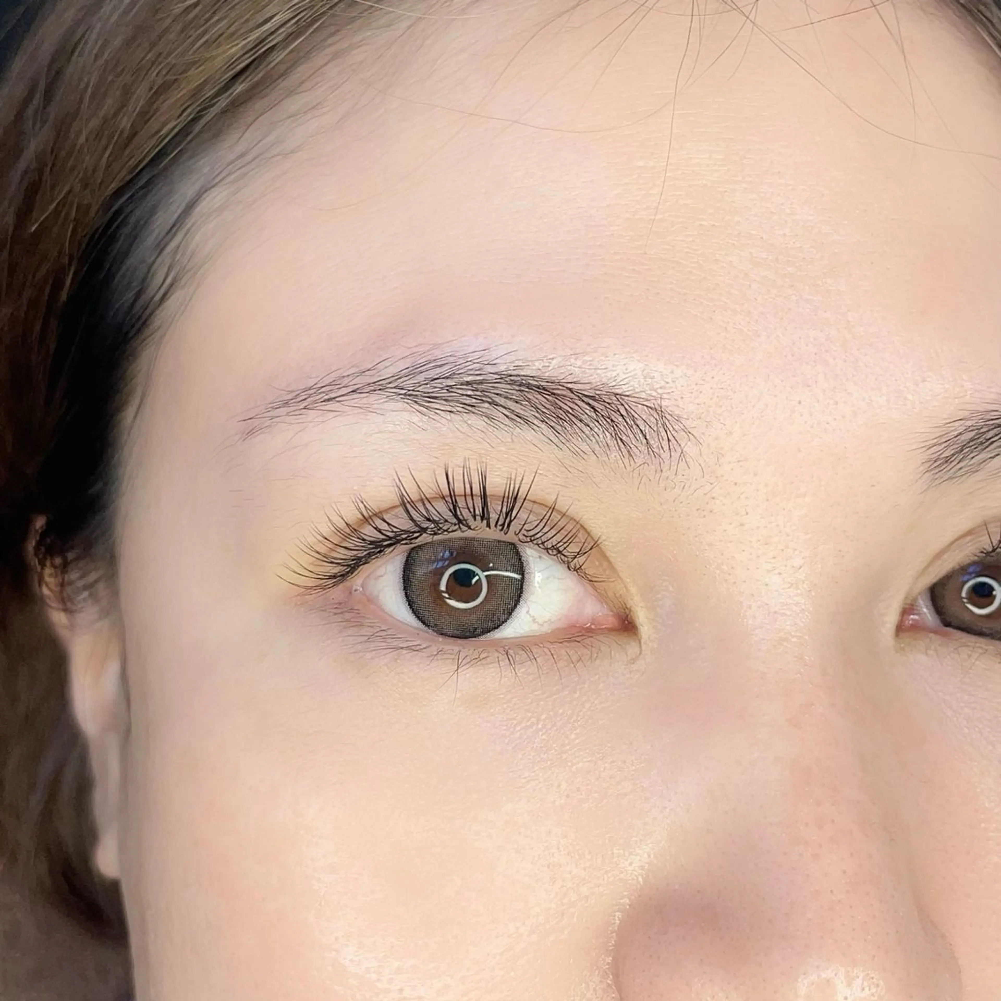 マツエク・マツパ フラットラッシュ JUJU byTANEのマツエク・マツパデザイン