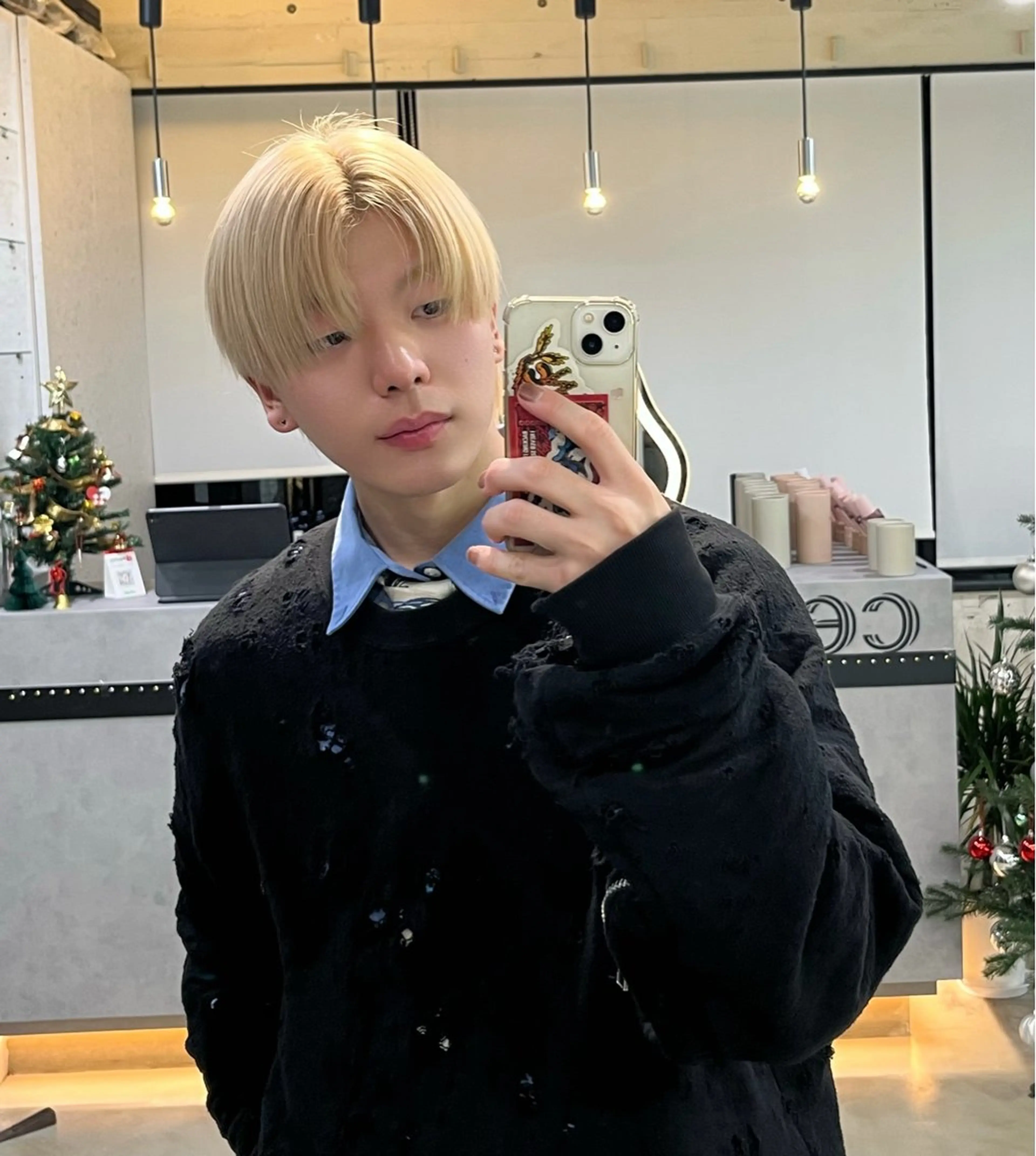 カラー メンズ メンズ韓国風 カット ヘアカラー 韓国メンズヘア☆ 韓国ボブYUTOのヘアスタイル