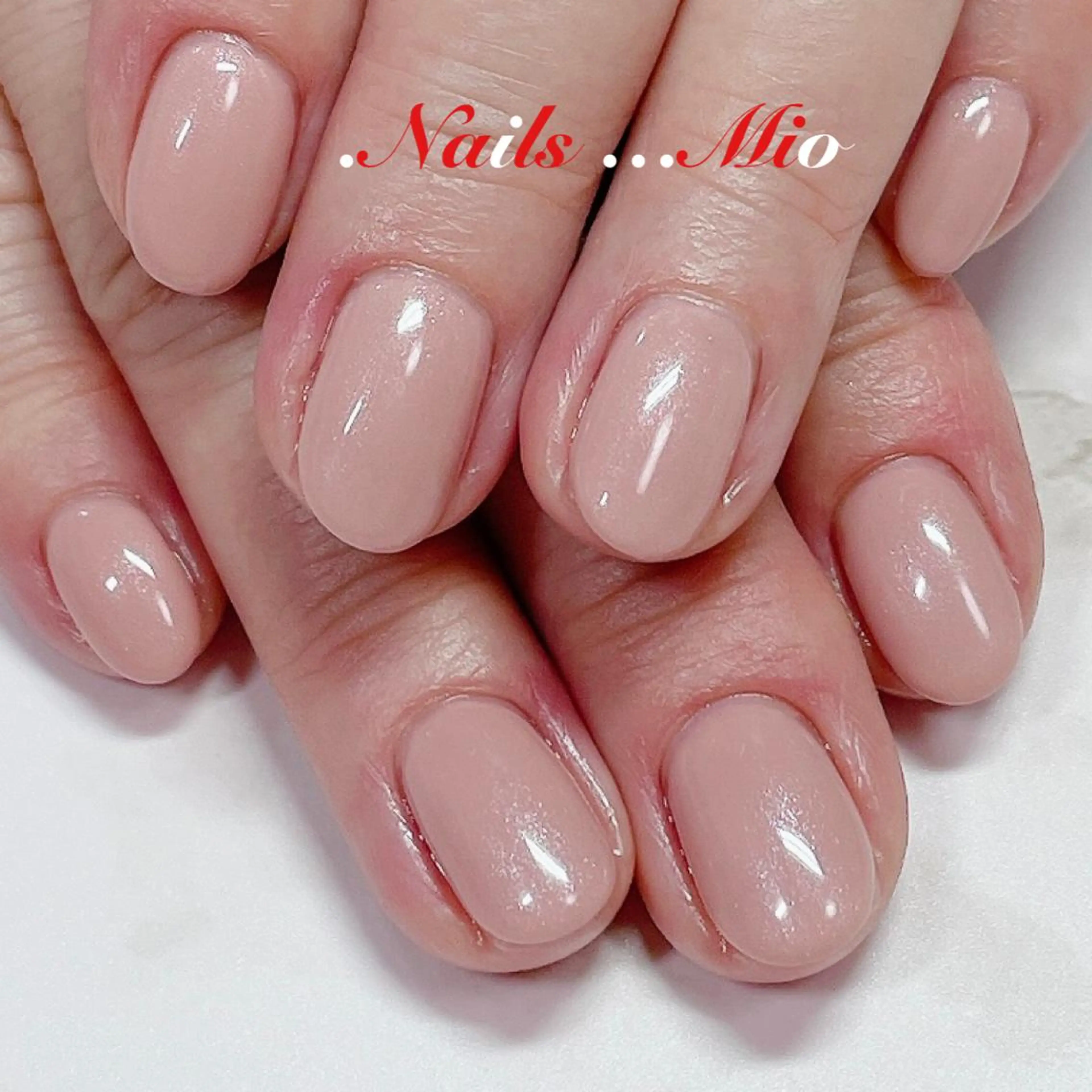 ネイル ジェルネイル ワンカラーネイル .Nails Mio 赤羽西ネイルサロンのネイルデザイン