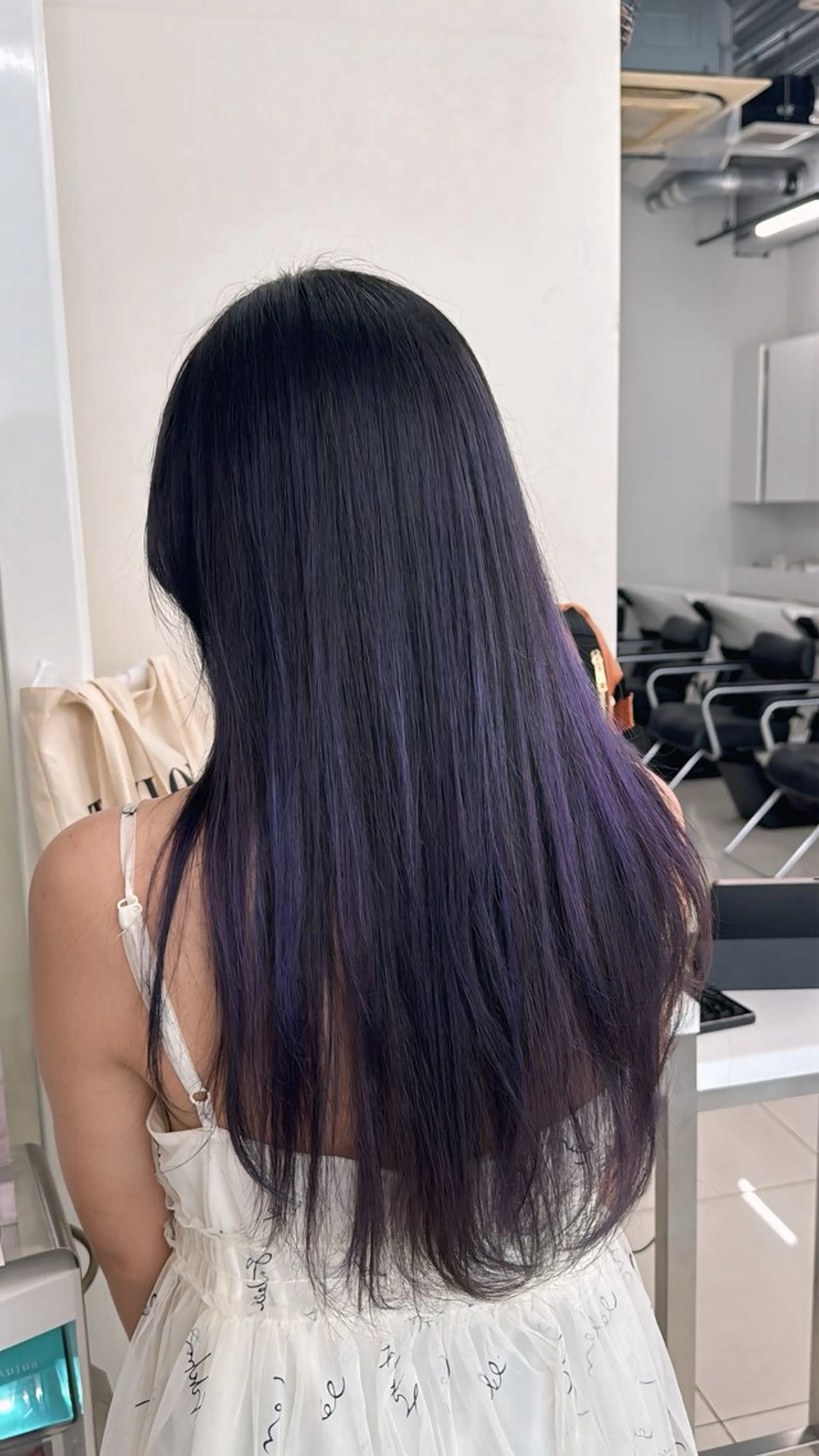 ロング カラー バレイヤージュ ブリーチ ケアブリーチ ダブルカラー ハイライトカラー Rikuto/原宿 /グラデーションのヘアスタイル