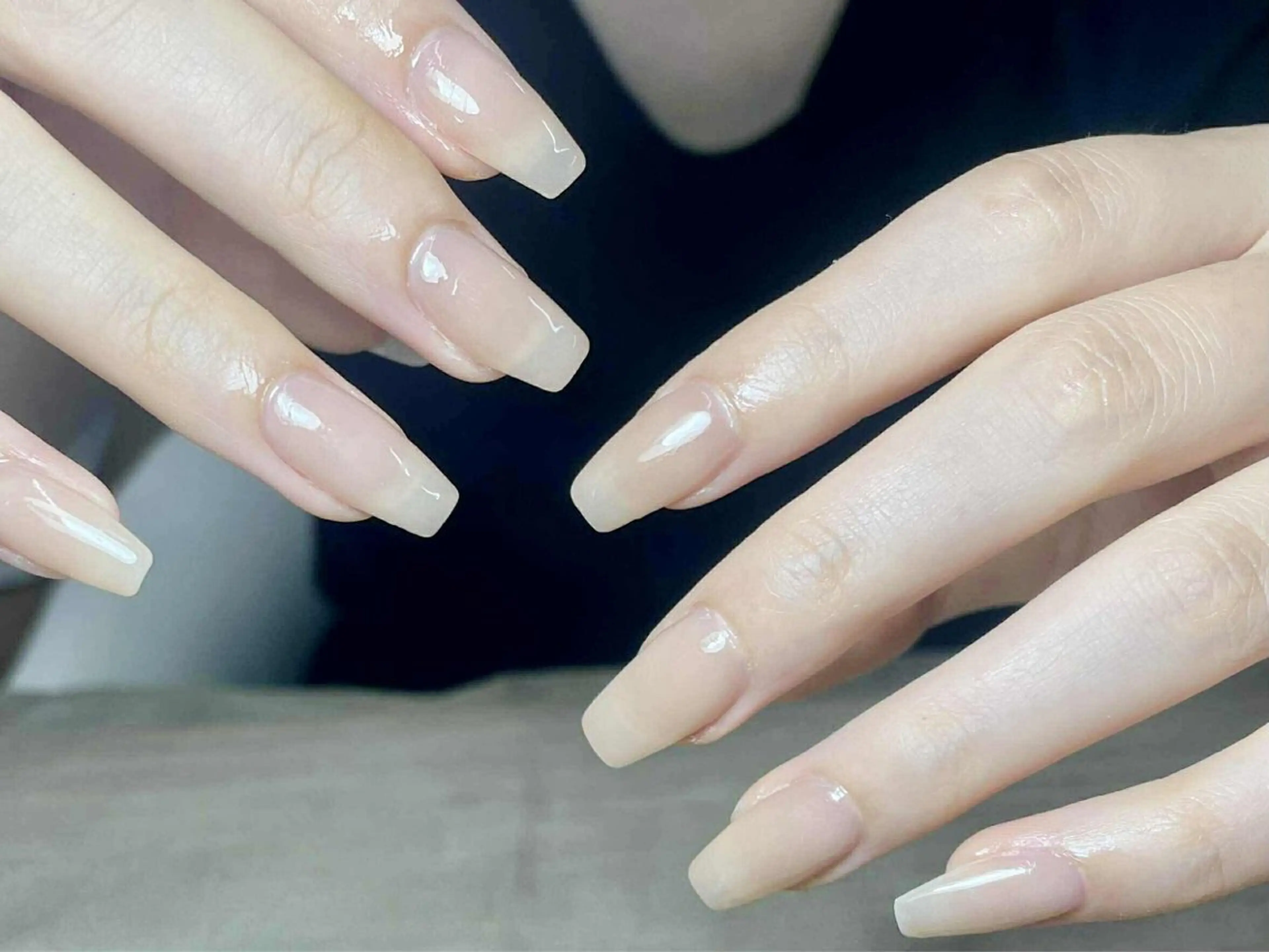 ネイル チークネイル フレンチネイル グラデーション 韓国ネイル マグネットネイル ハンドネイル Heng688 へンのネイルデザイン