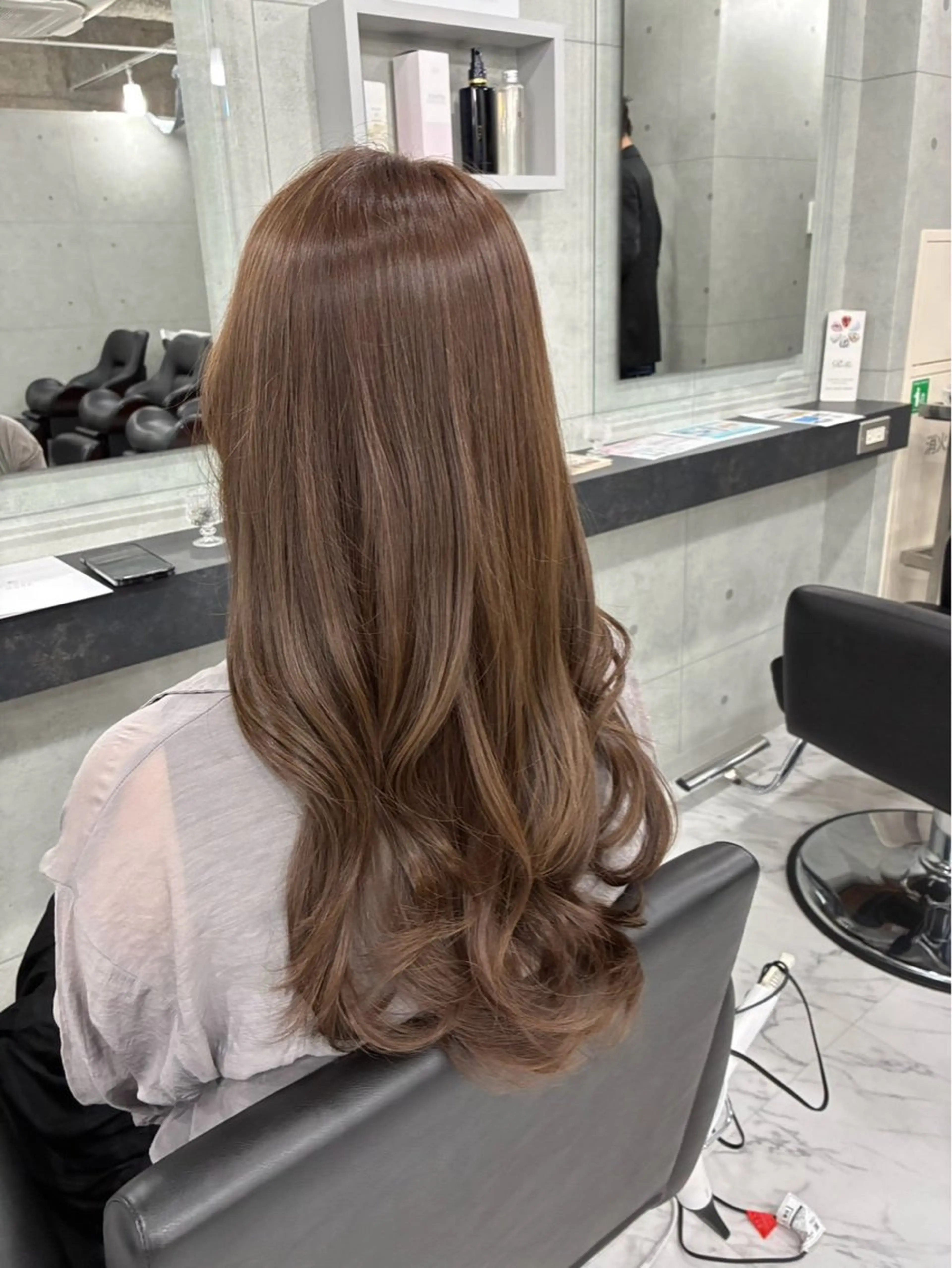 ロング カラー カット ヘアカラー トリートメント Endearing所属・Endearing 北澤那未🌟銀座のヘアスタイル