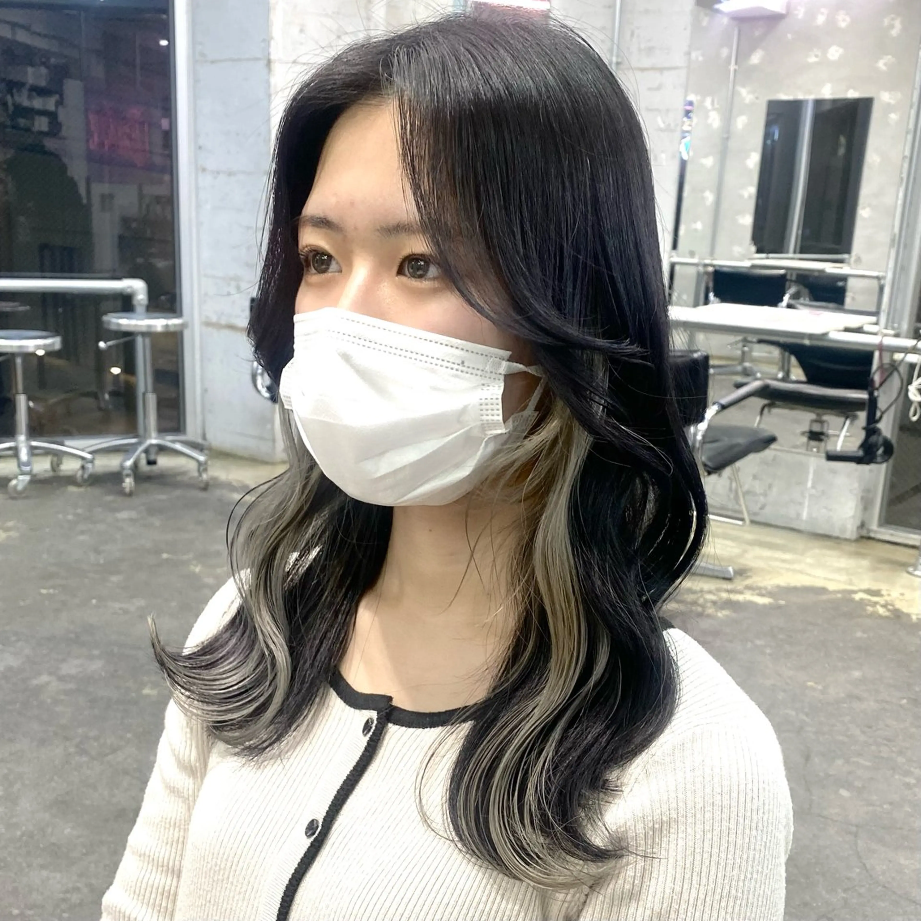 ロング カラー ヘアアレンジ 💗💗韓国レイヤー yu-ki💗💗のヘアスタイル