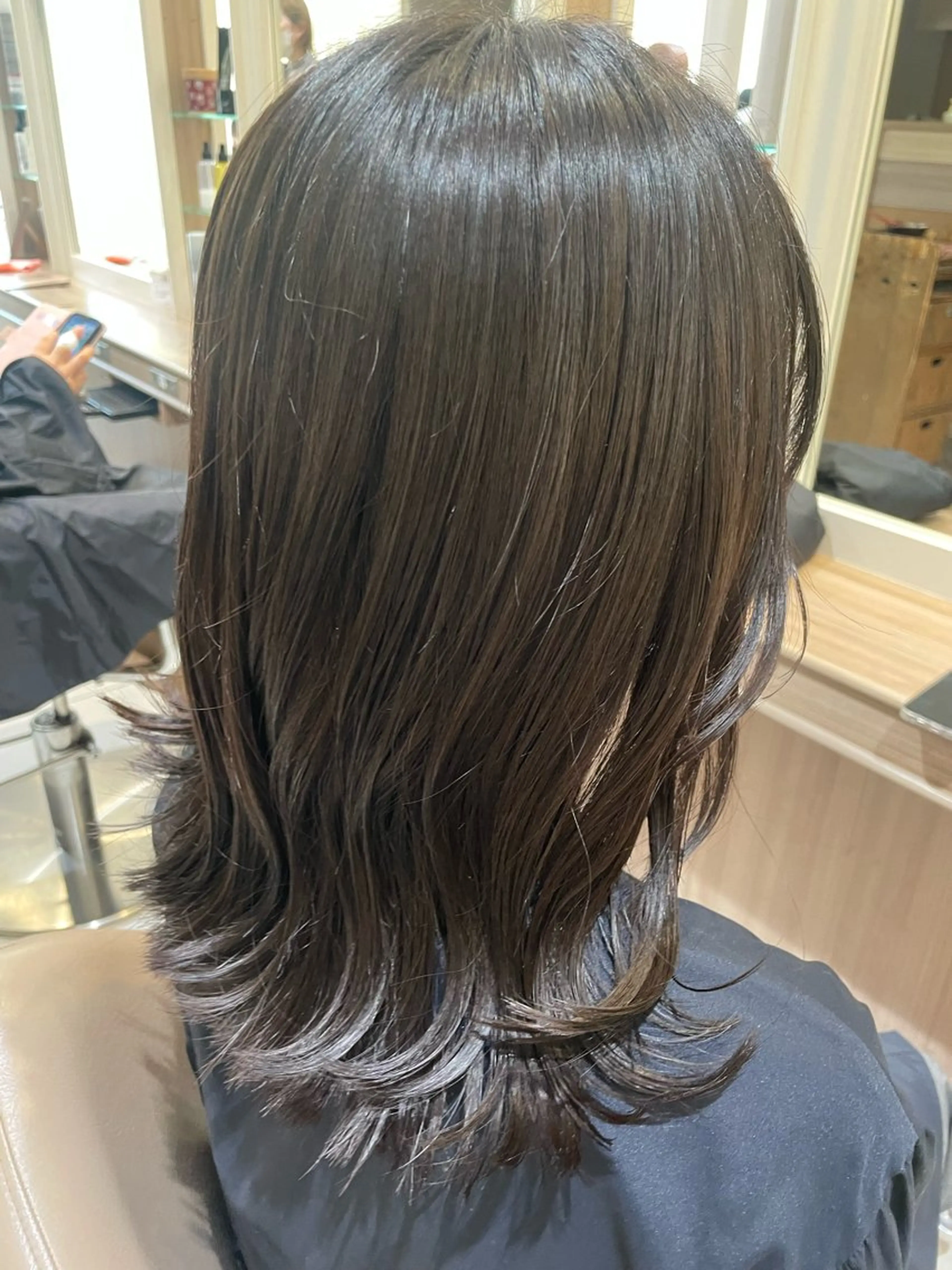 ミディアム カラー ヘアアレンジ 韓国ヘアメイク🎀/ 縮毛矯正✨山本媛香のヘアスタイル