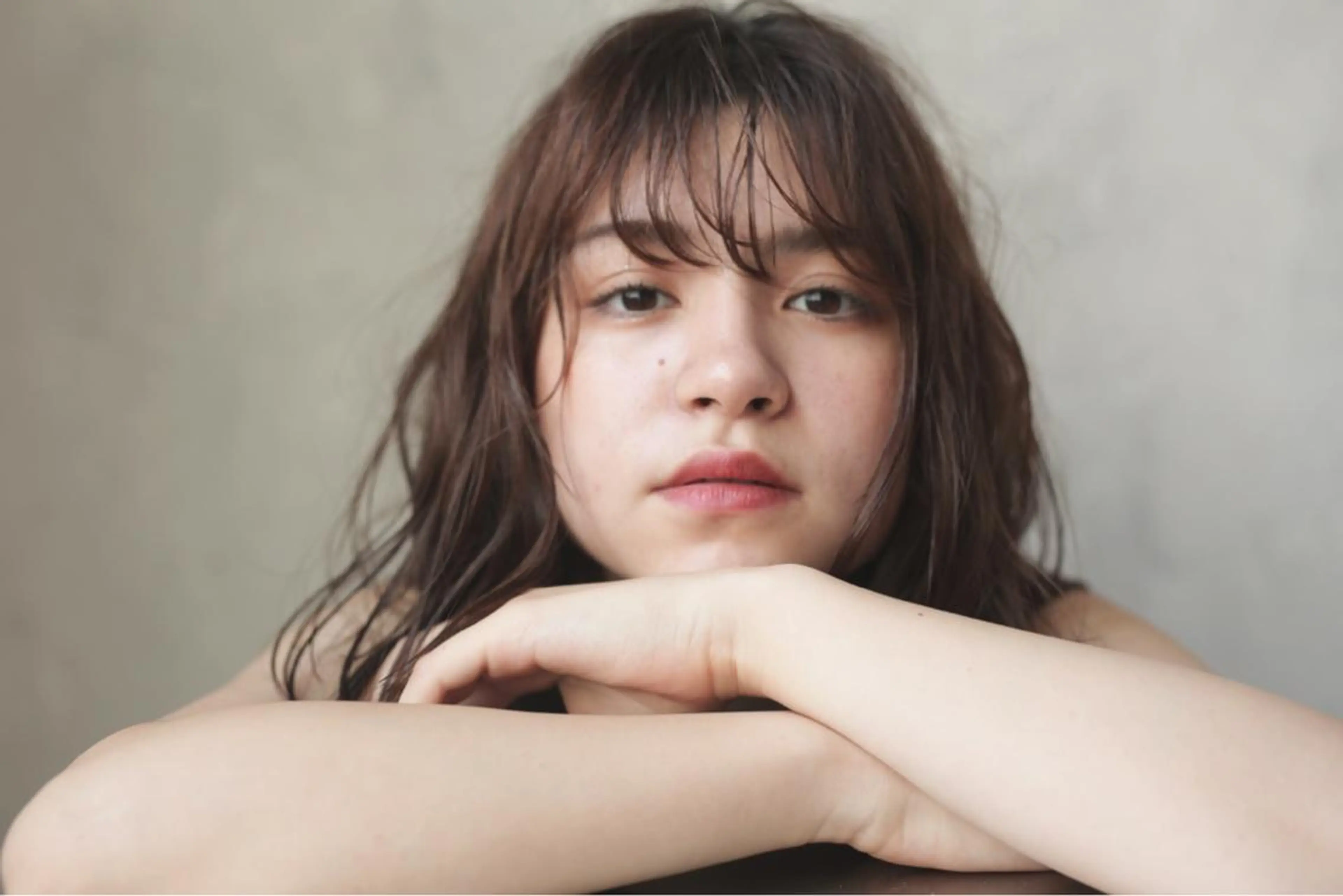 ミディアム カラー パーマ/透明感カラー /ボブ/吉田一生のヘアスタイル