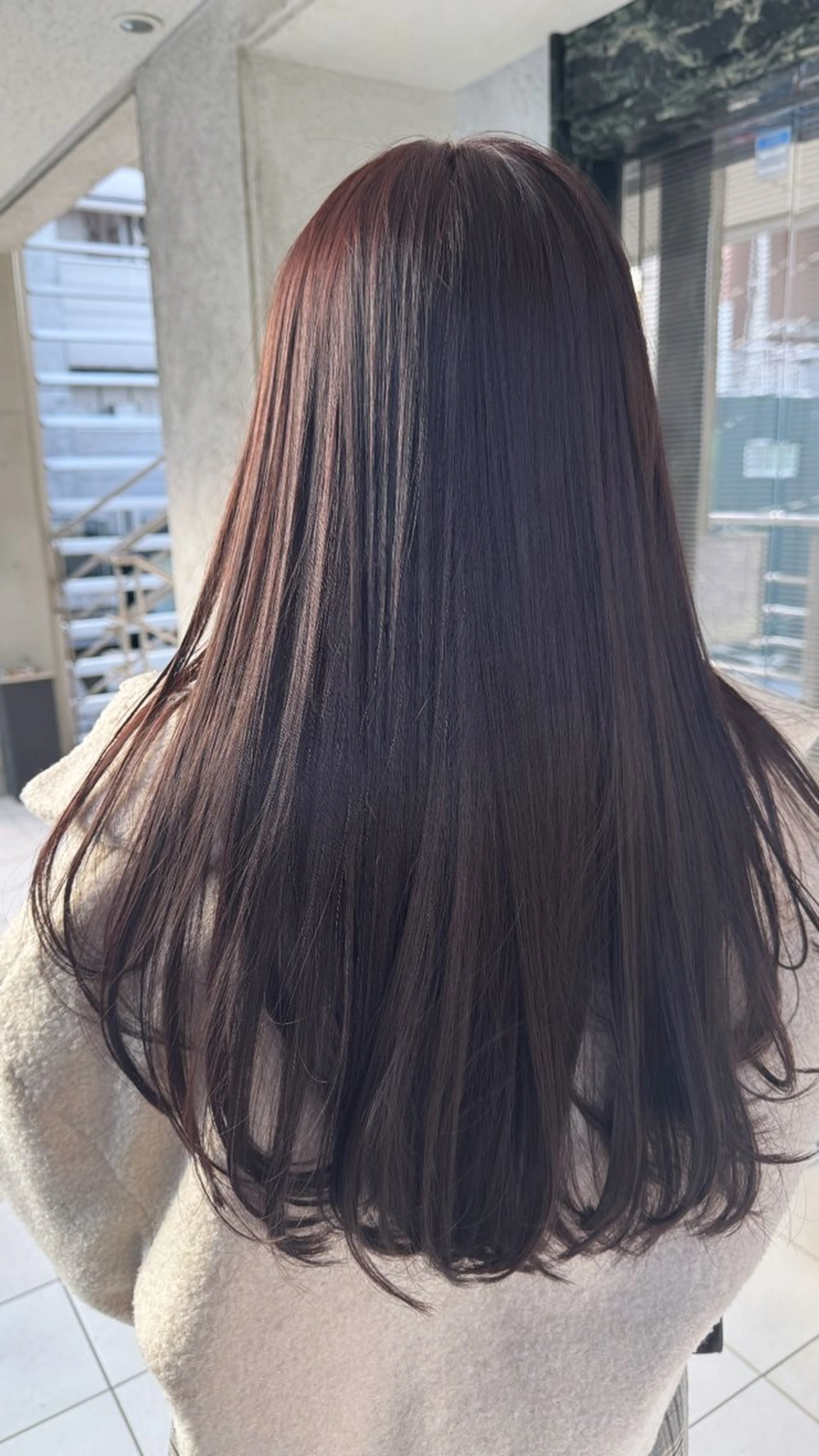 ロング カラー ベージュカラー ラベンダーカラー ピンクカラー ピンクラベンダー ヘアカラー トリートメント 椎葉 祐也のヘアスタイル