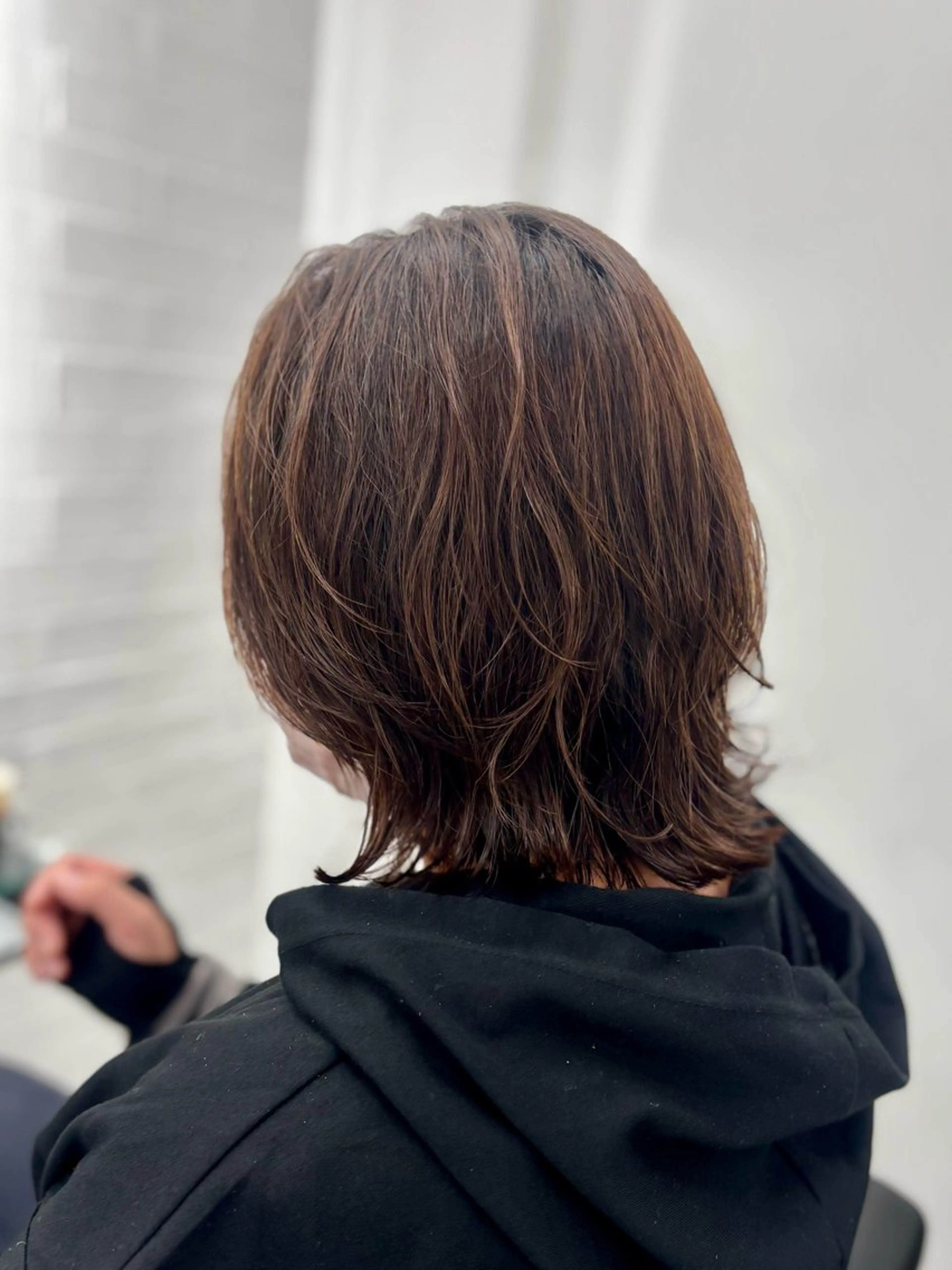 ミディアム パーマ カット パーマ トリートメント 髪質改善🫧似合わせ 🫧💙佐藤真優のヘアスタイル