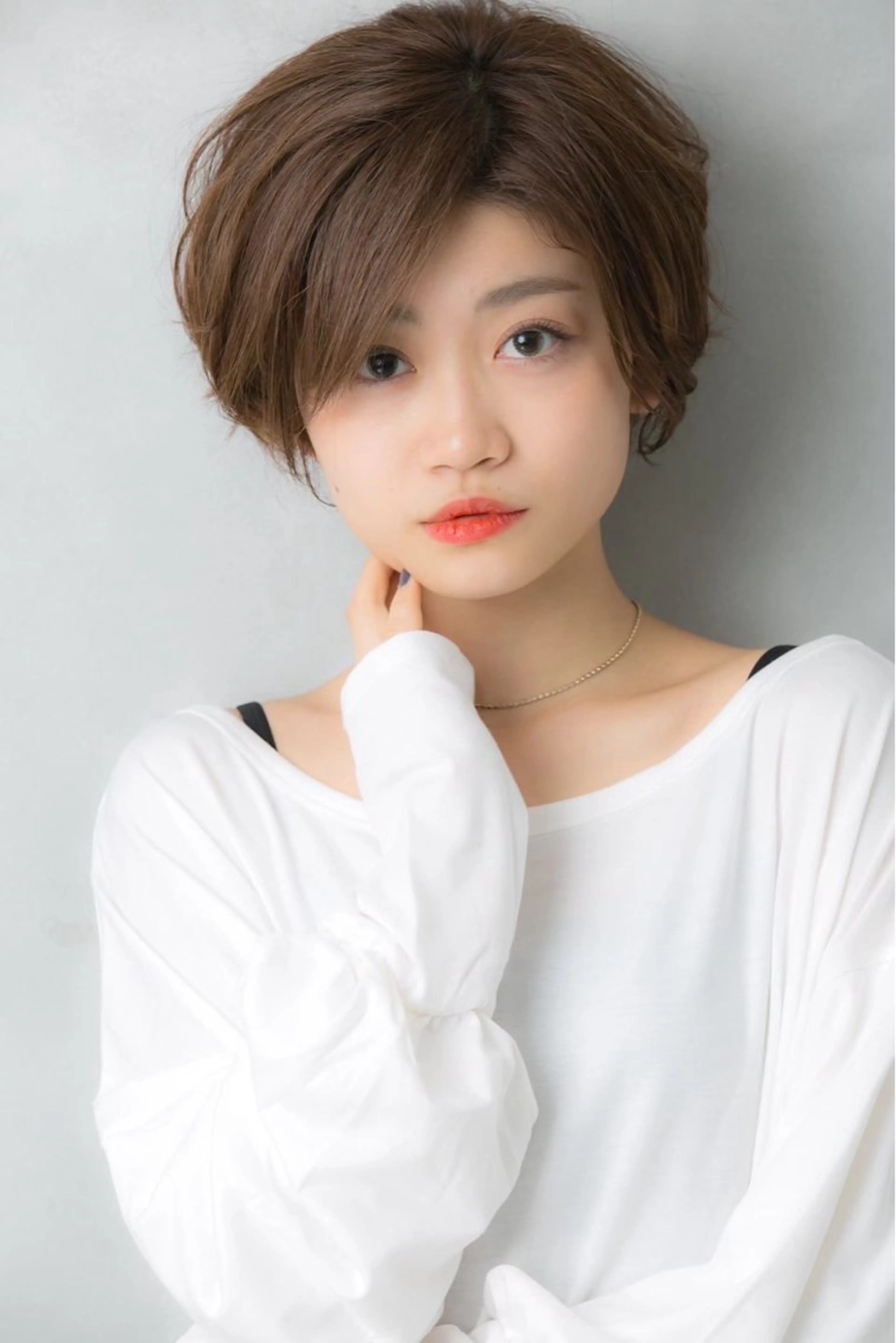 ショート カラー ハンサムショート 髪質改善 似合わせカット ショートヘア 小顔カット 巻けるケア縮毛矯正✨ ケアカラー✨山下のヘアスタイル