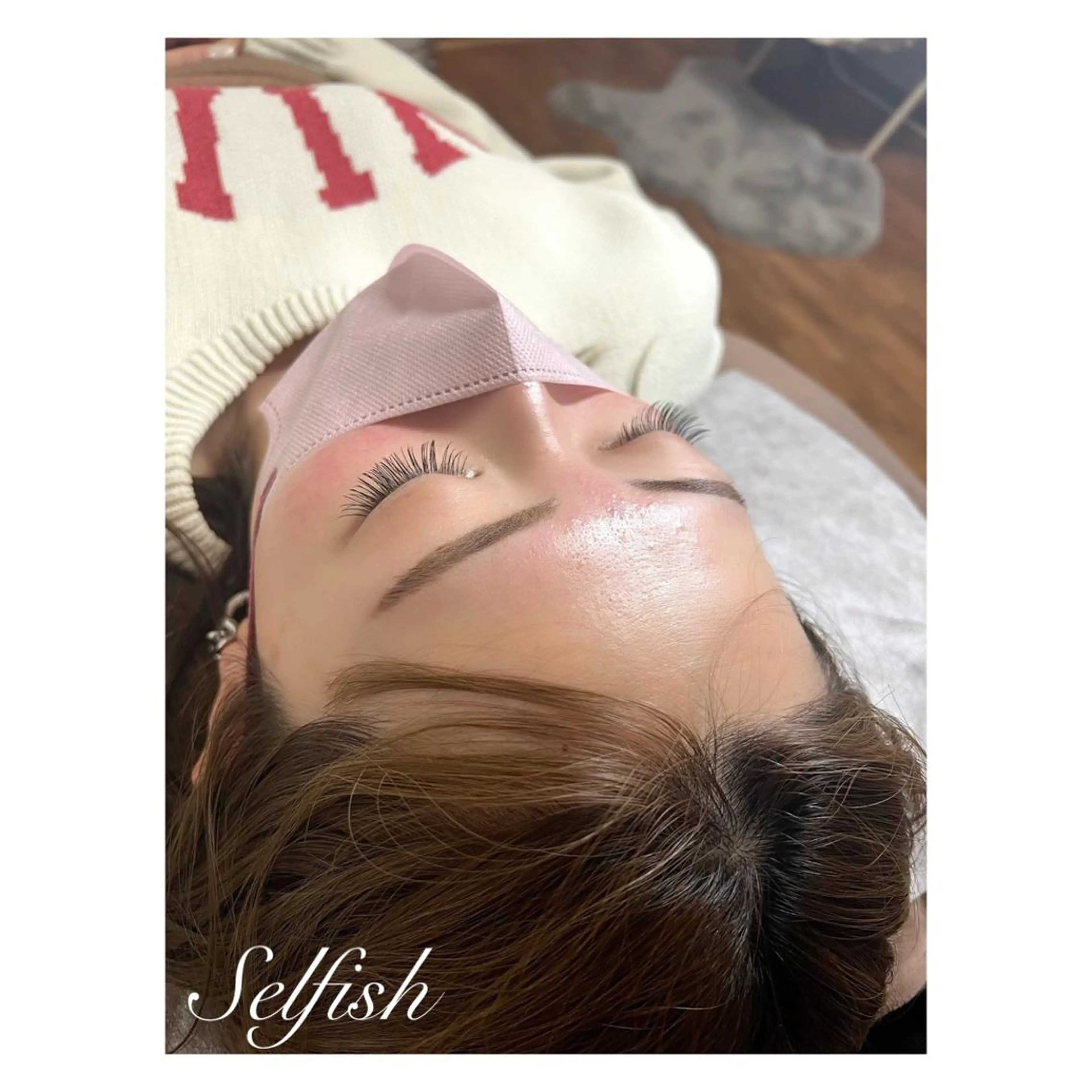 マツエク・マツパ 付け放題 フラットラッシュ eyelashsalonSelfish所属・. Selfishのマツエク・マツパデザイン